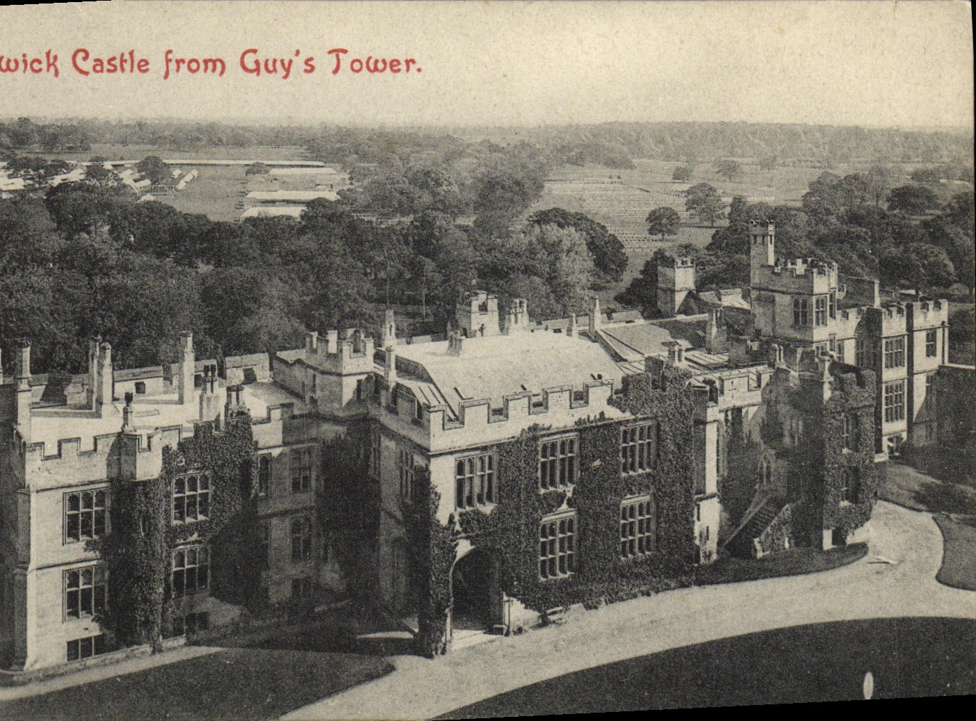 CPA Warwick Castle From Guy s Tower