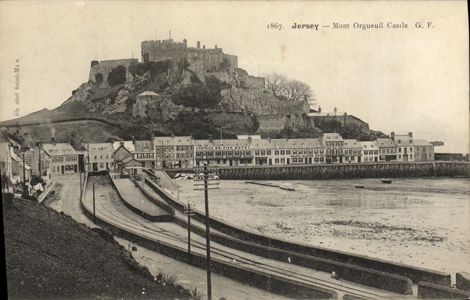 CPA Jersey Mont Orgueuil Castle