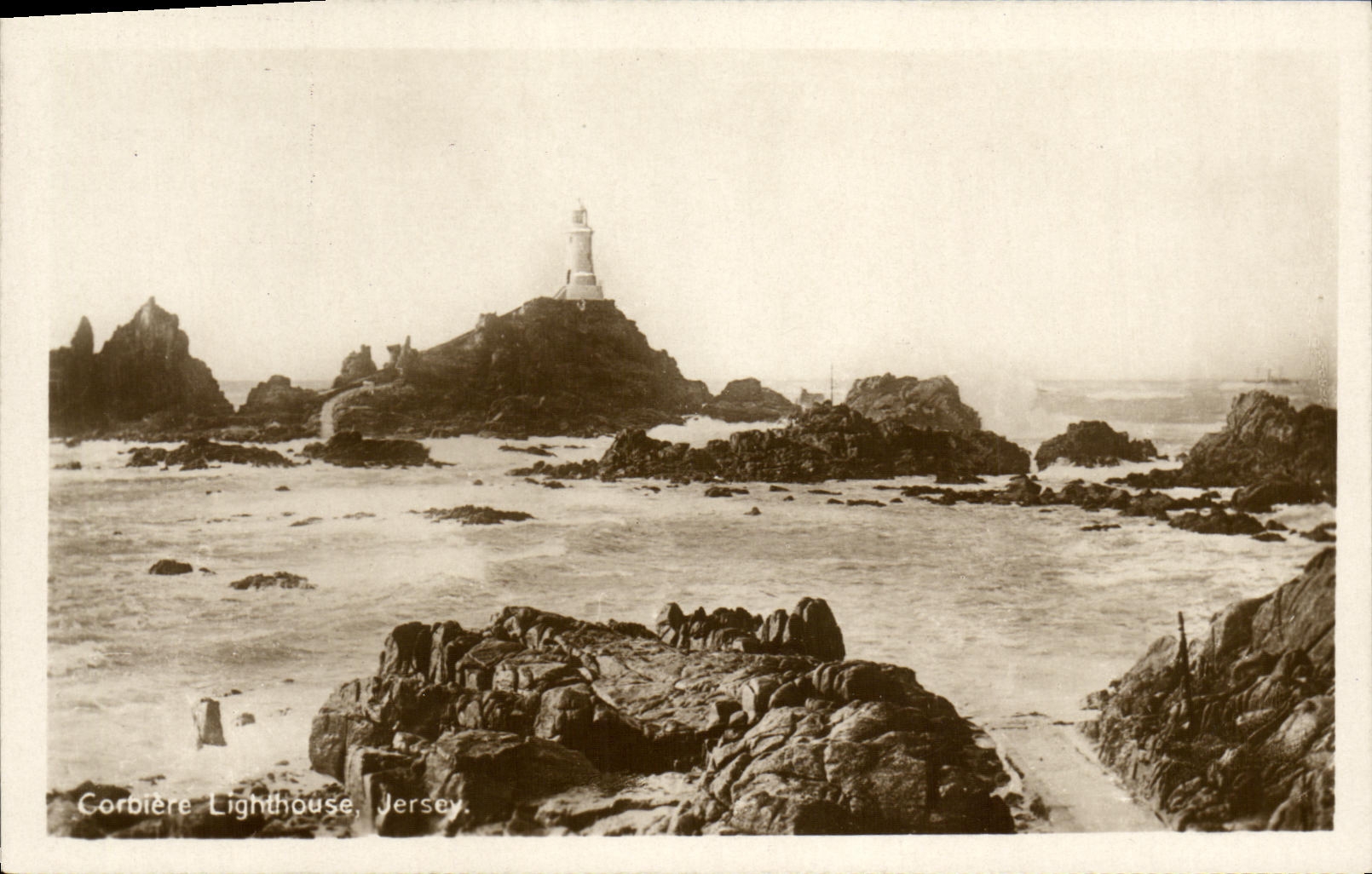 CPA Jersey Corbiere Lighthouse Phare