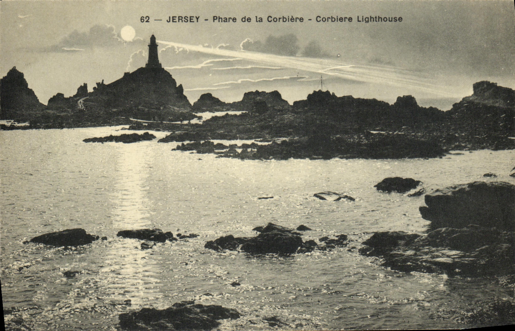CPA Jersey Phare de la Corbiere 