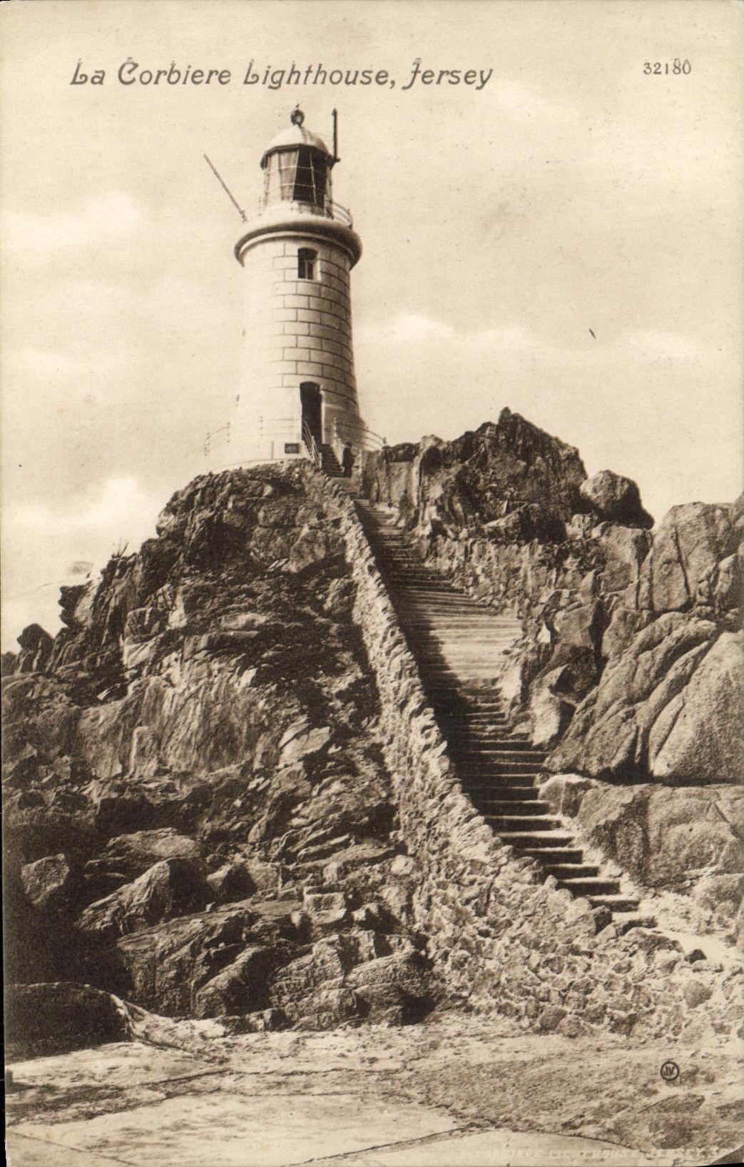 CPA Jersey La Corbiere Lighthouse Phare