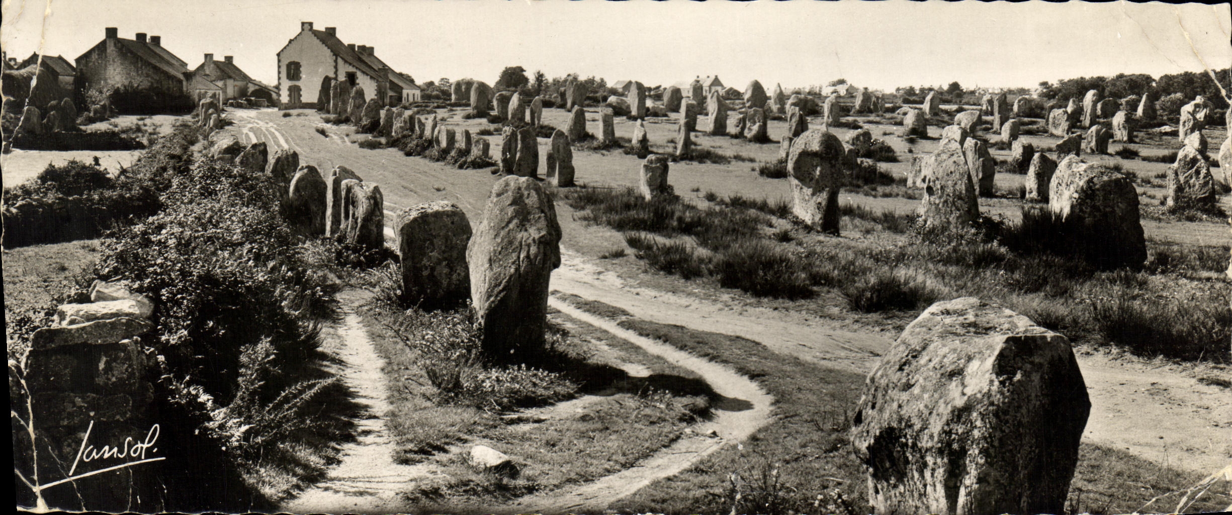 MODERN CARD Carnac Saint Goes up of Menee