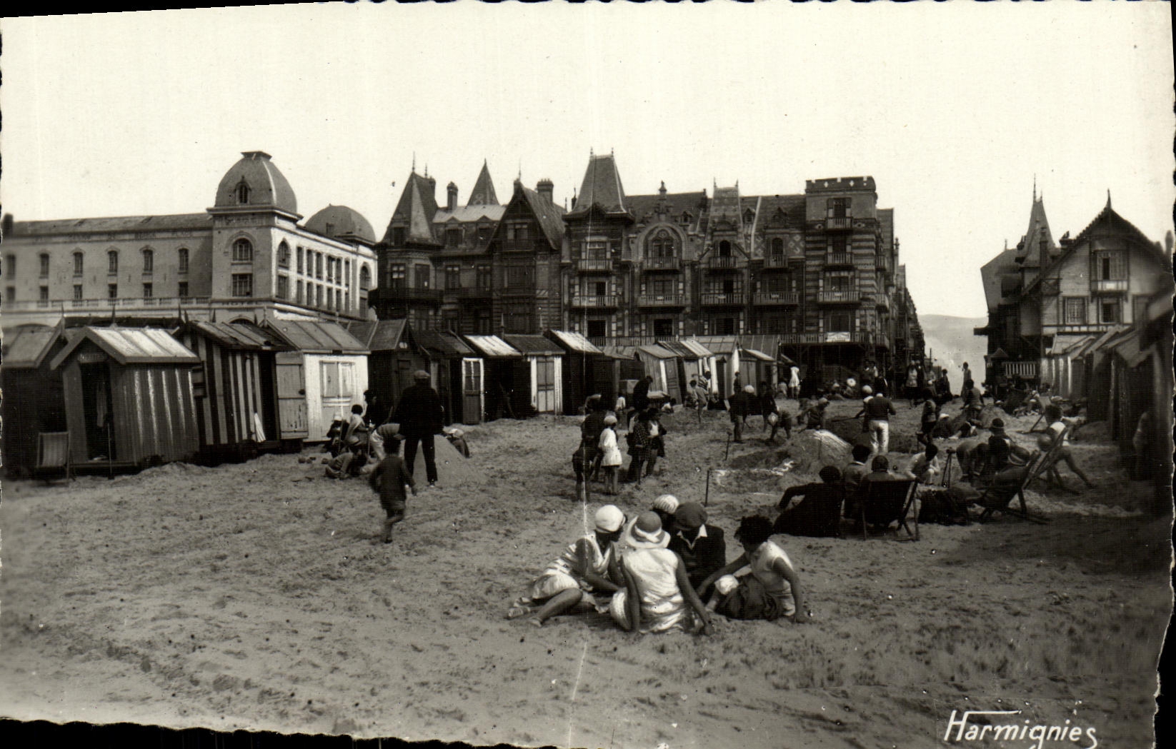 CPSM Berck Plage Un Coin de la Plage enfants