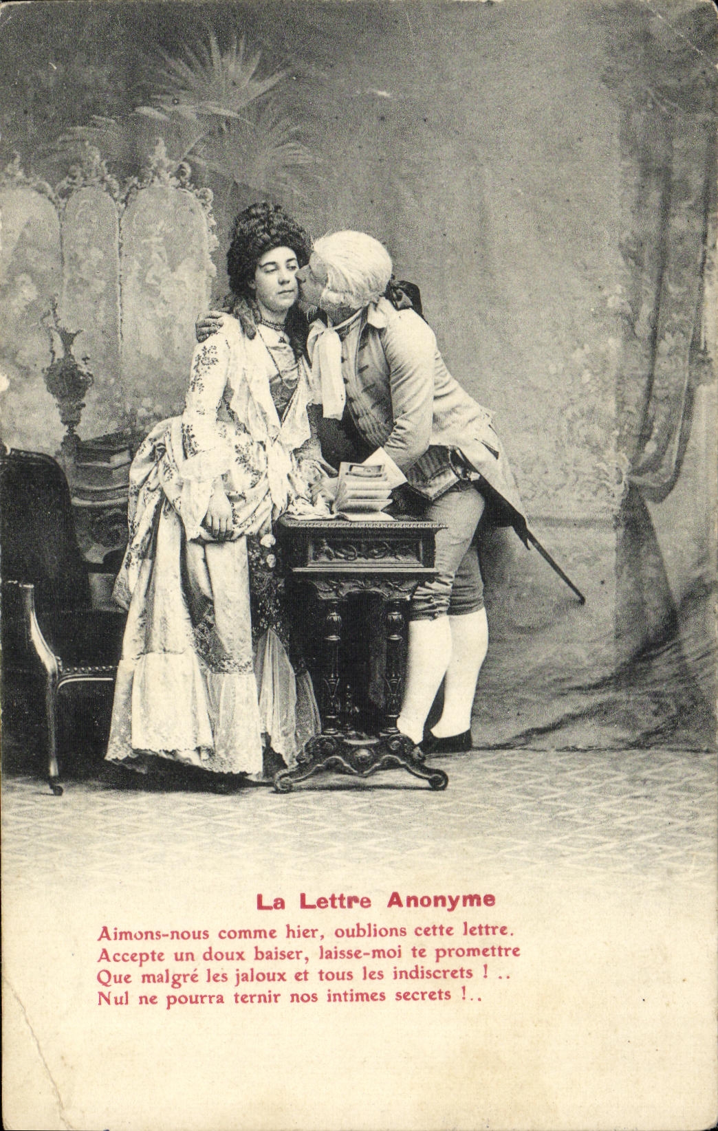 CPA La Lettre Anonyme