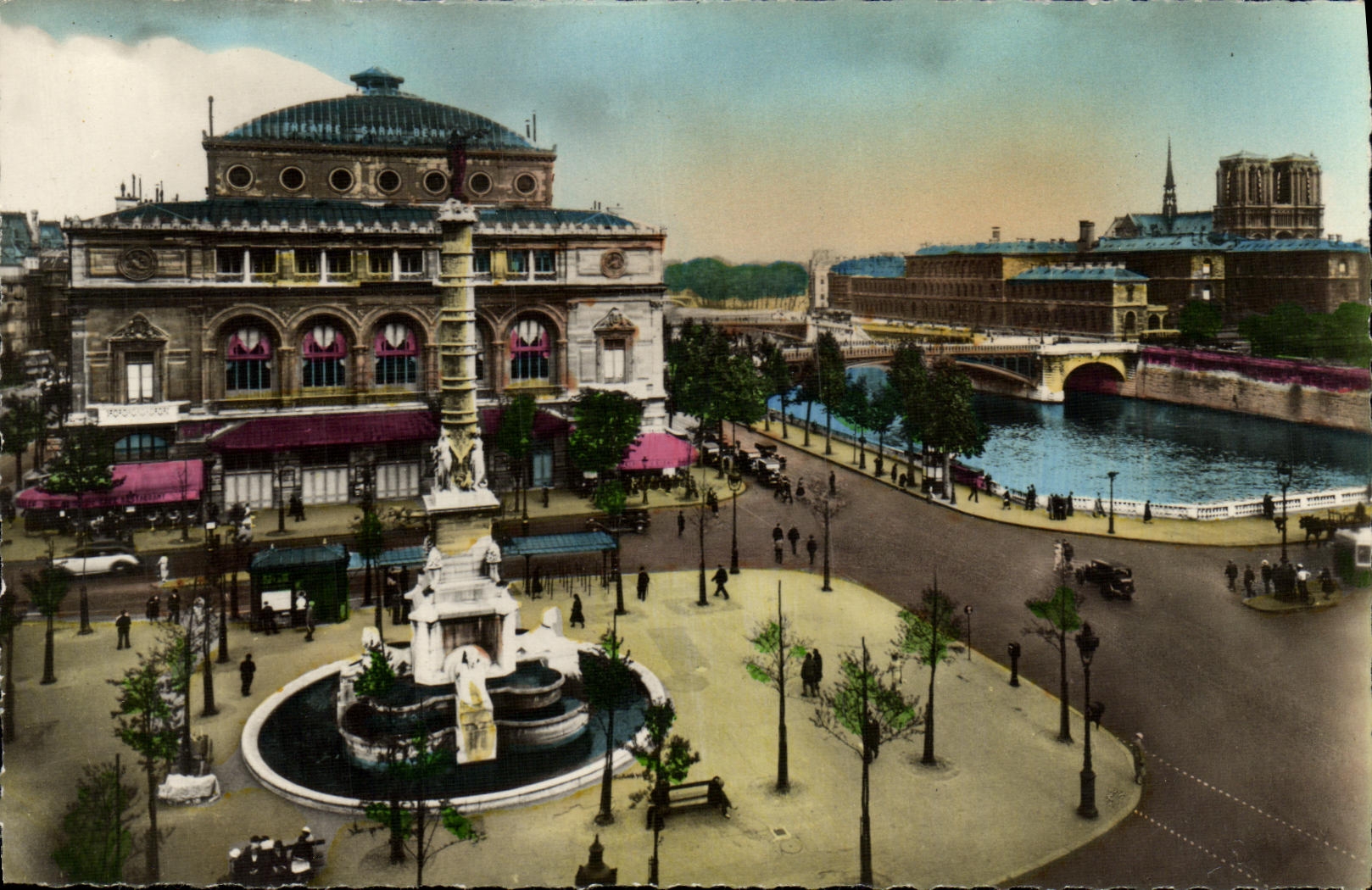 CPA Paris La Place De Chatelet