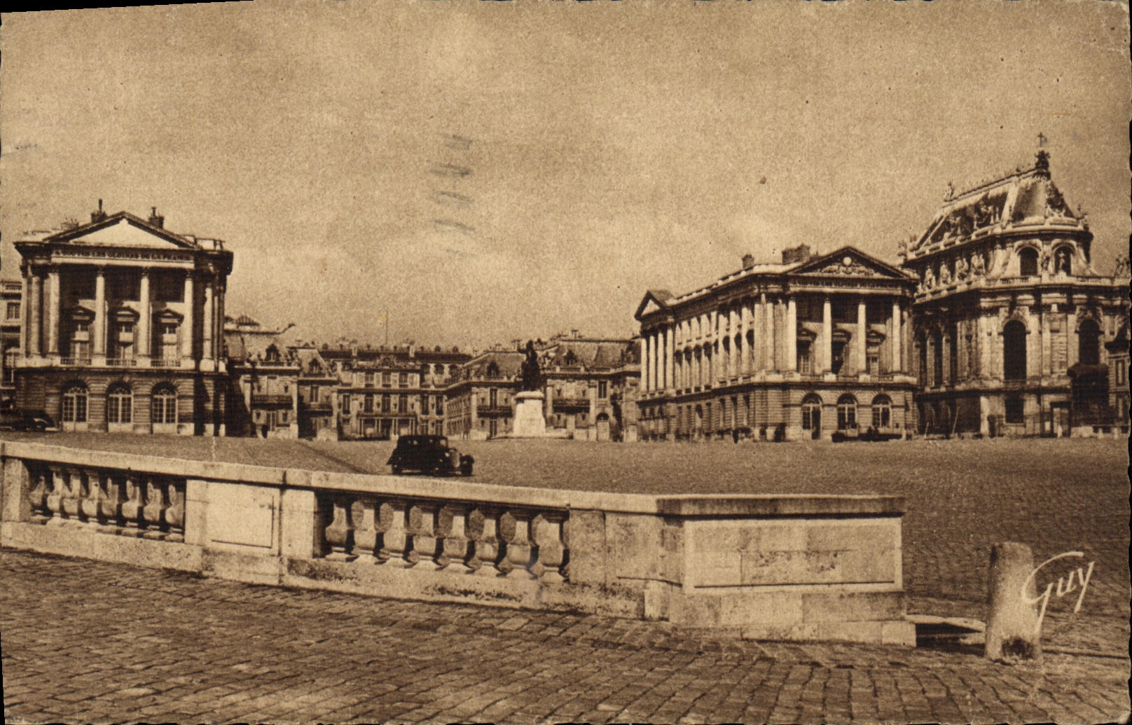 POSTAL Versalles de la VENDIMIA y sus maravillas el castillo