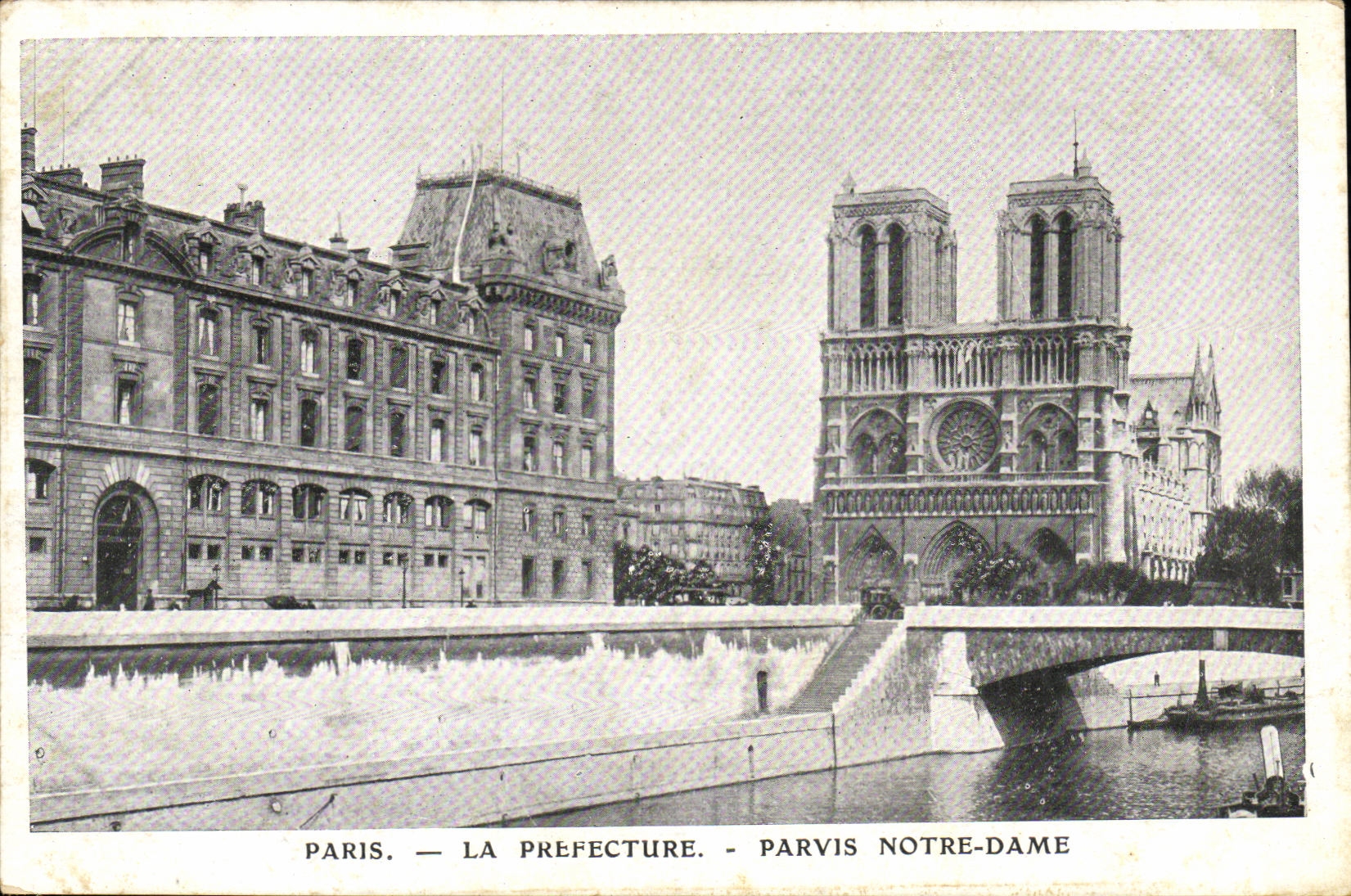 CPA Paris Eglise Notre Dame La Prefecture