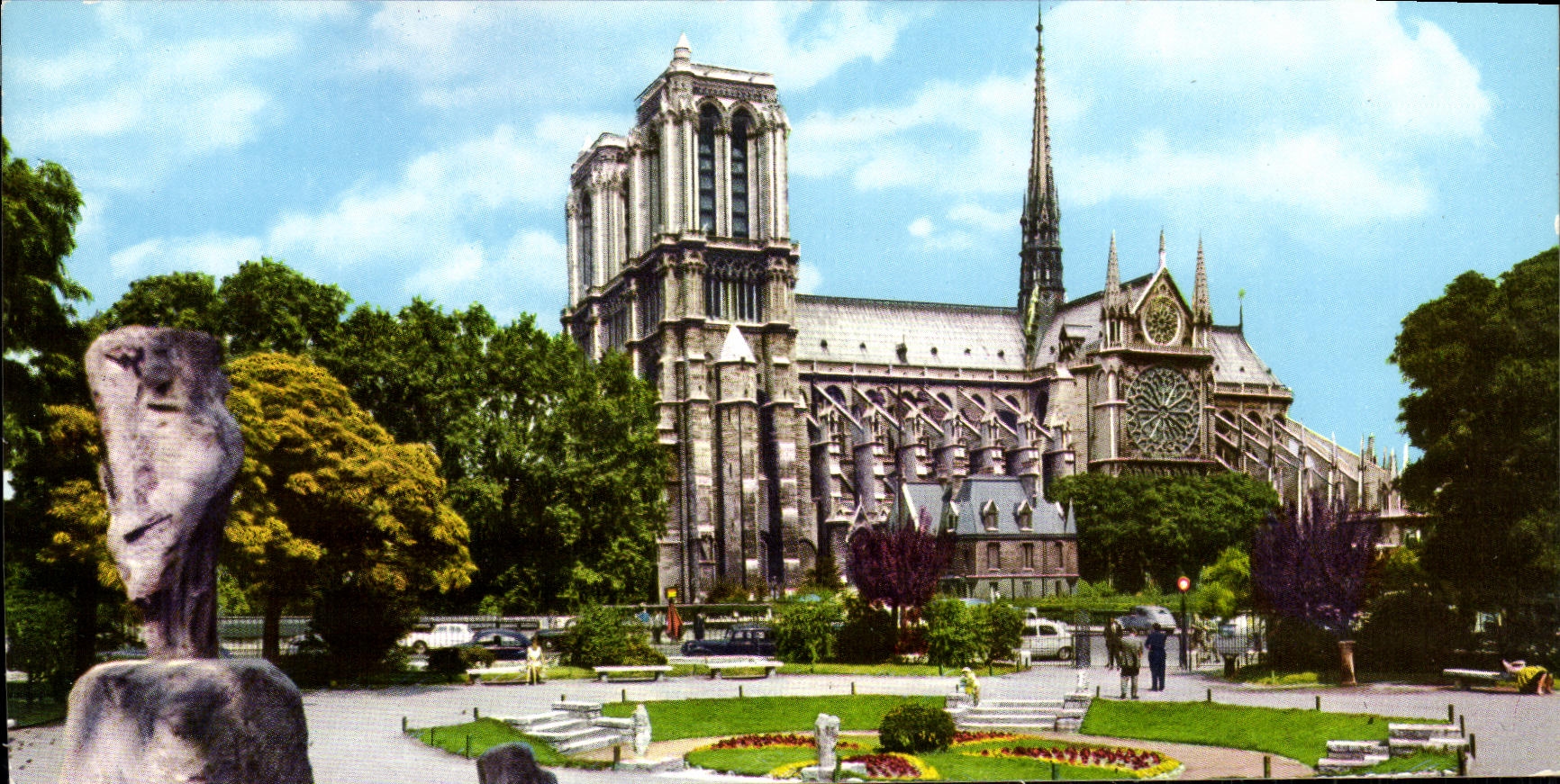 CPM Paris Eglise Notre Dame Facade