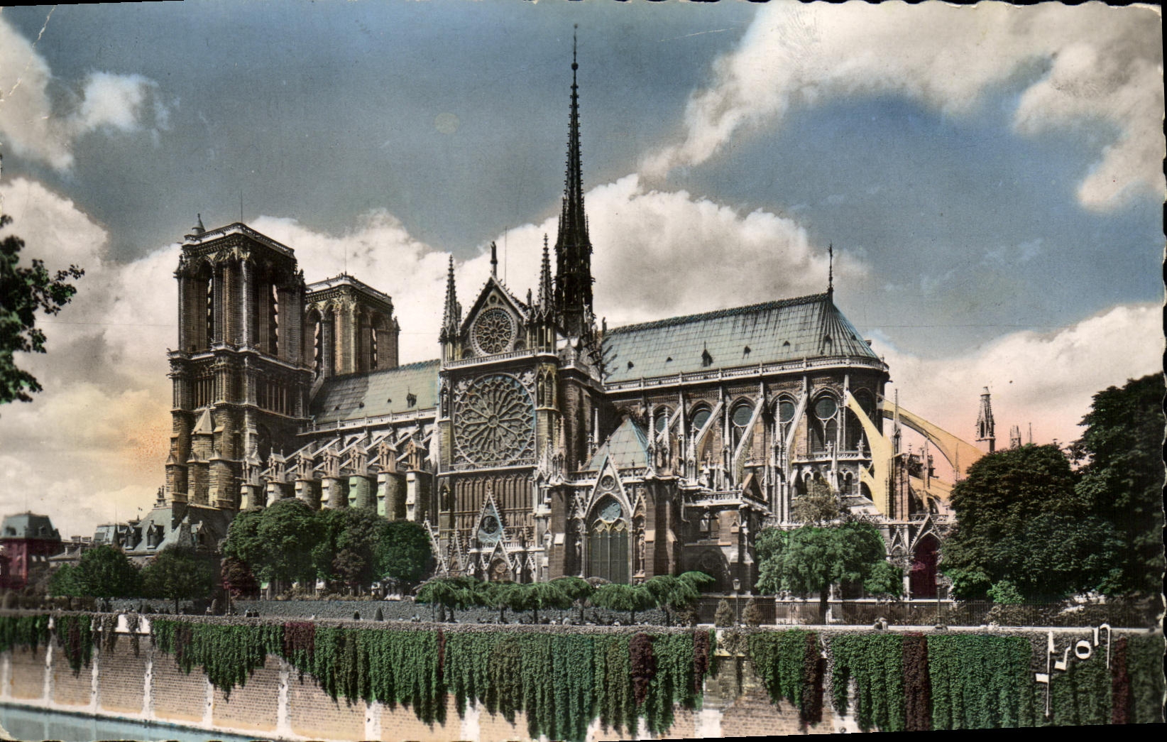 CPA Paris Eglise Notre Dame La Cathedrale