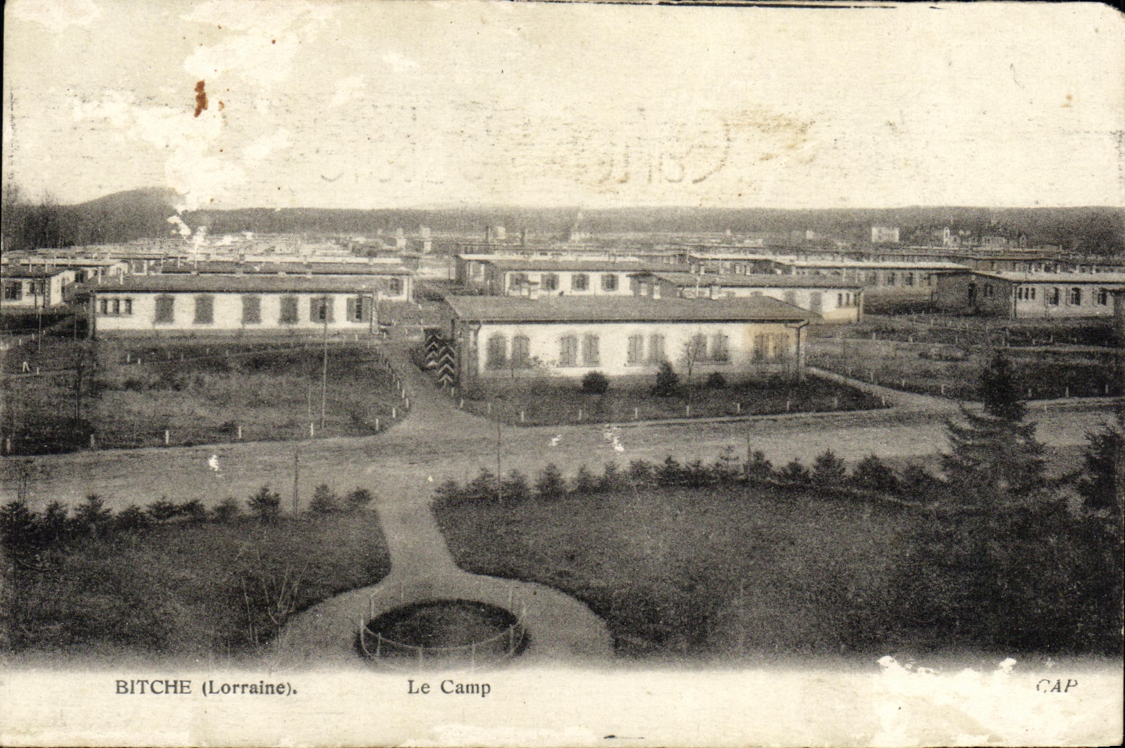 VINTAGE POSTCARD Camp De Bitche
