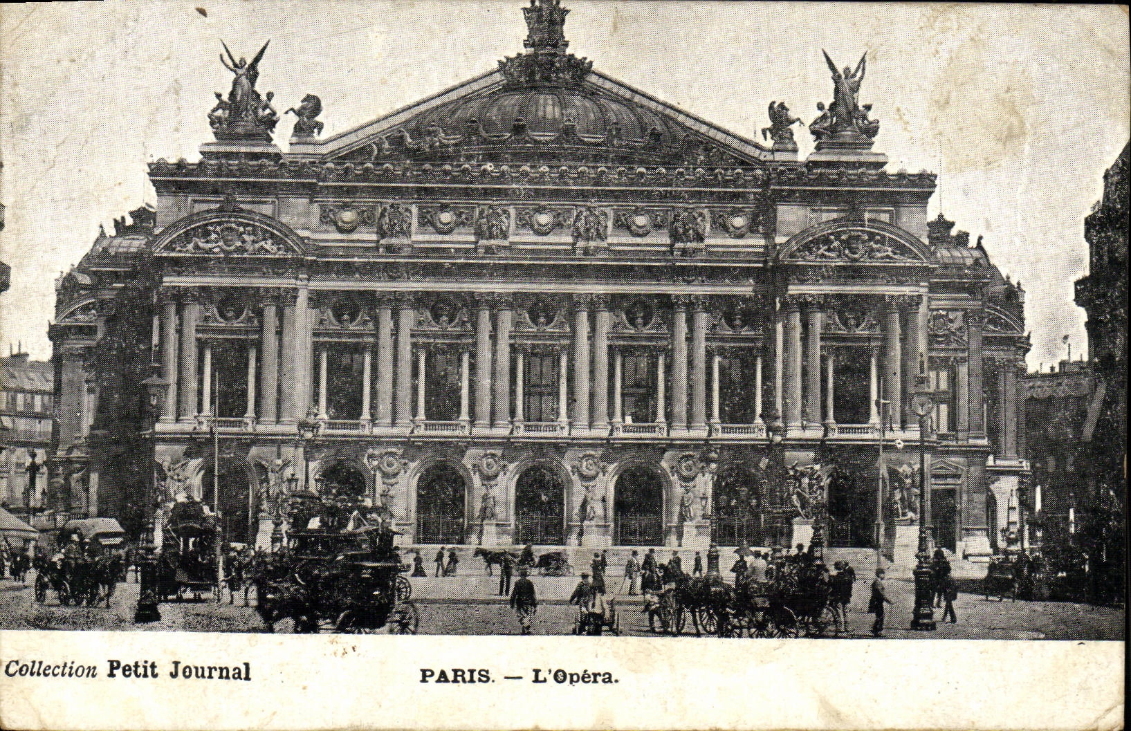 VINTAGE POSTCARD Paris L Operated