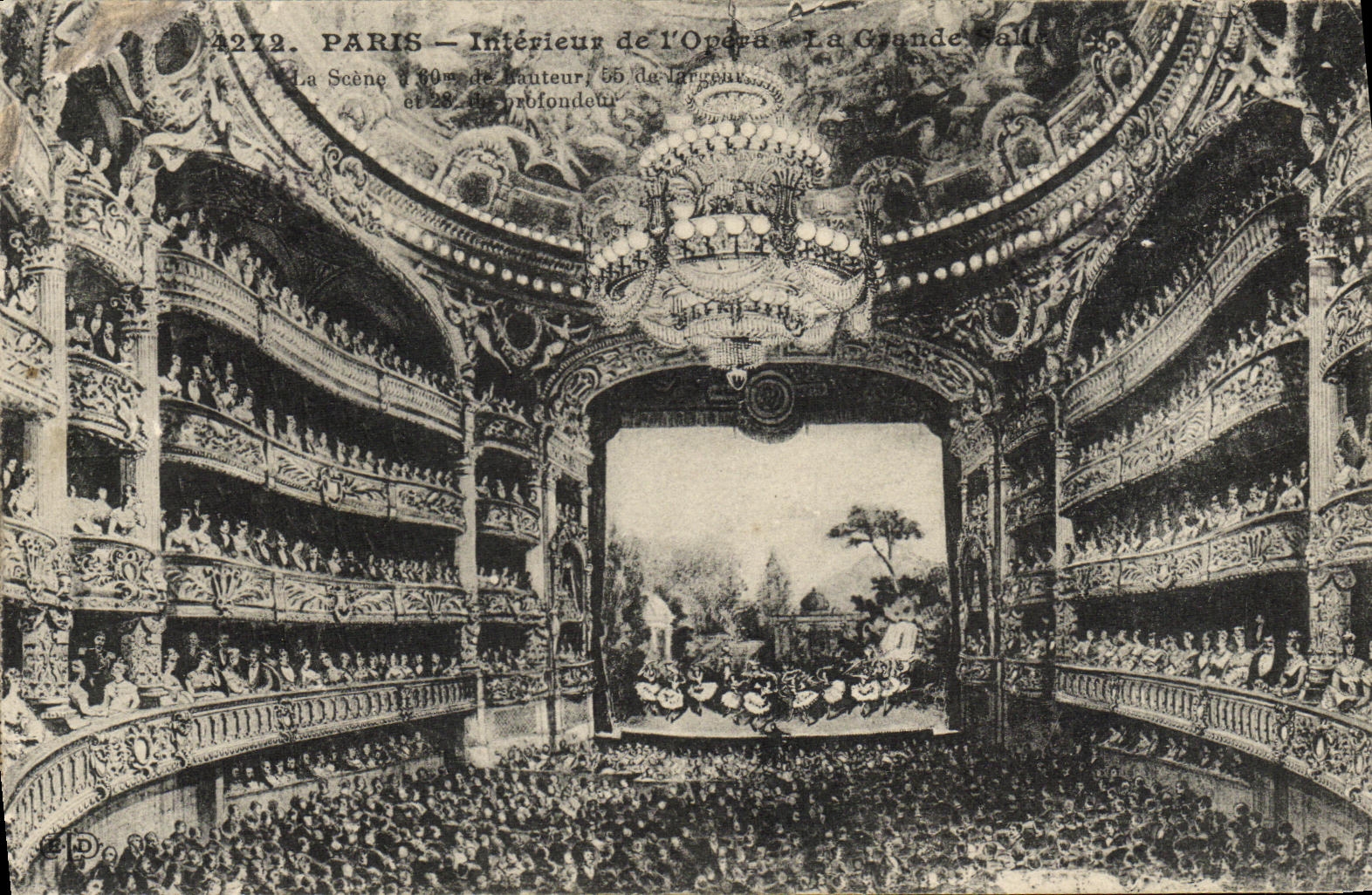 CPA Paris Interieur de l Opera La Grande salle