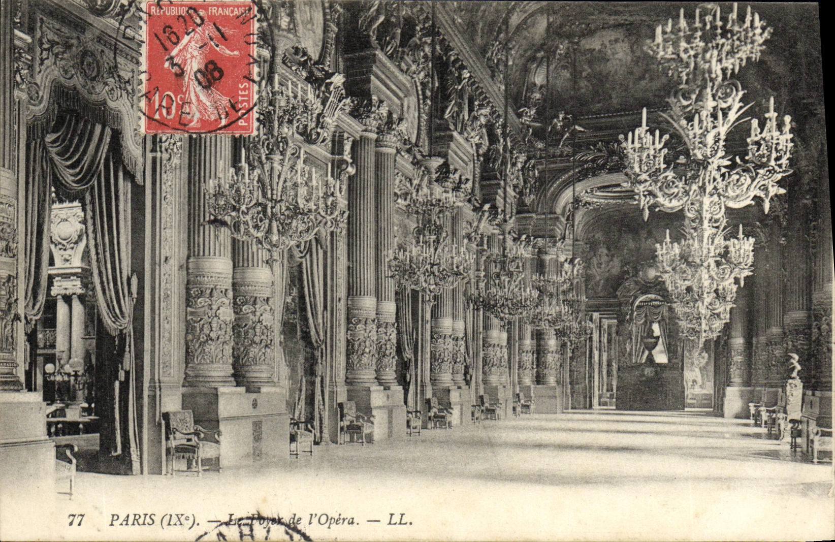 CPA Paris Le Foyer de L Opera