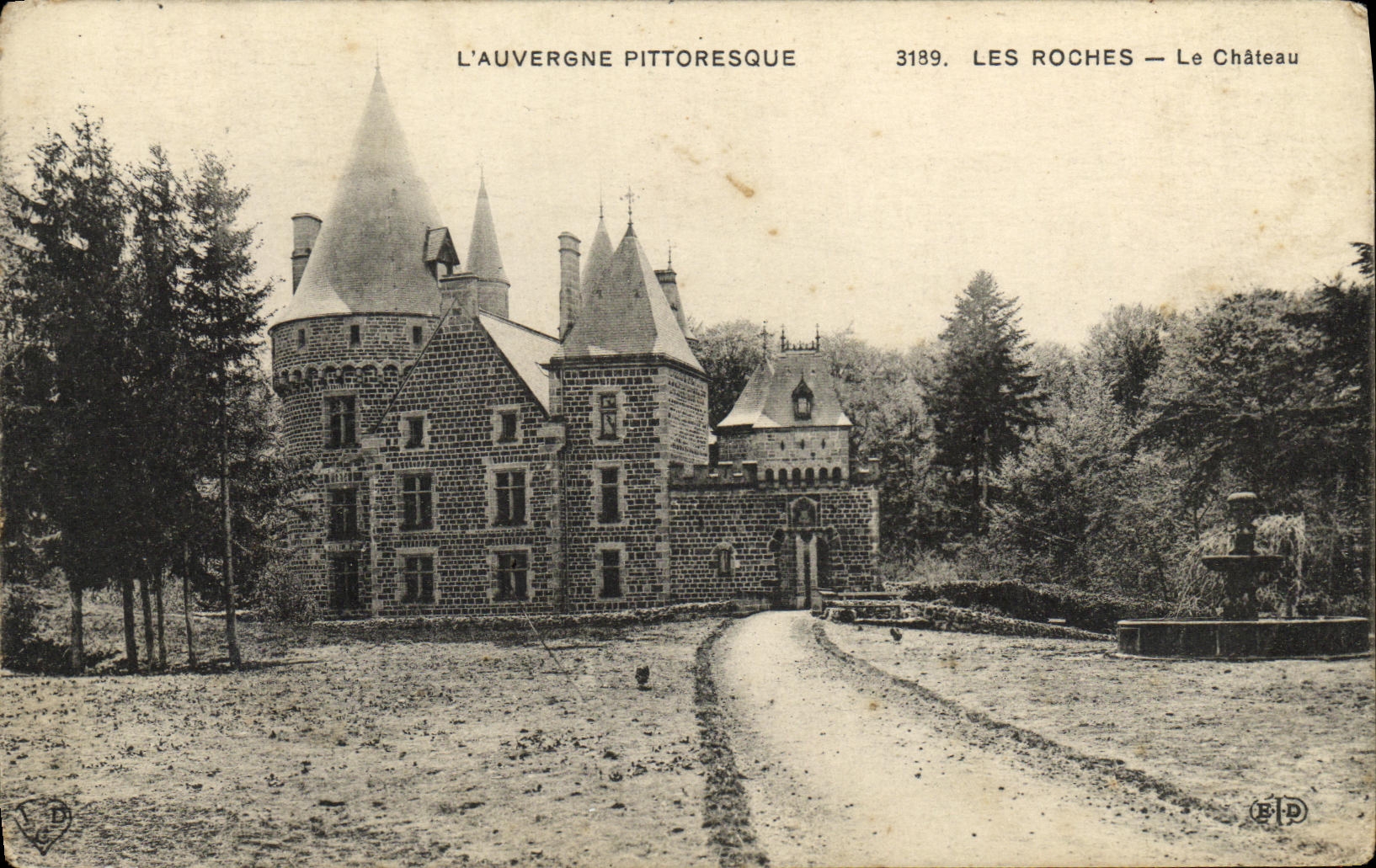 VINTAGE POSTCARD Rocks the Castle
