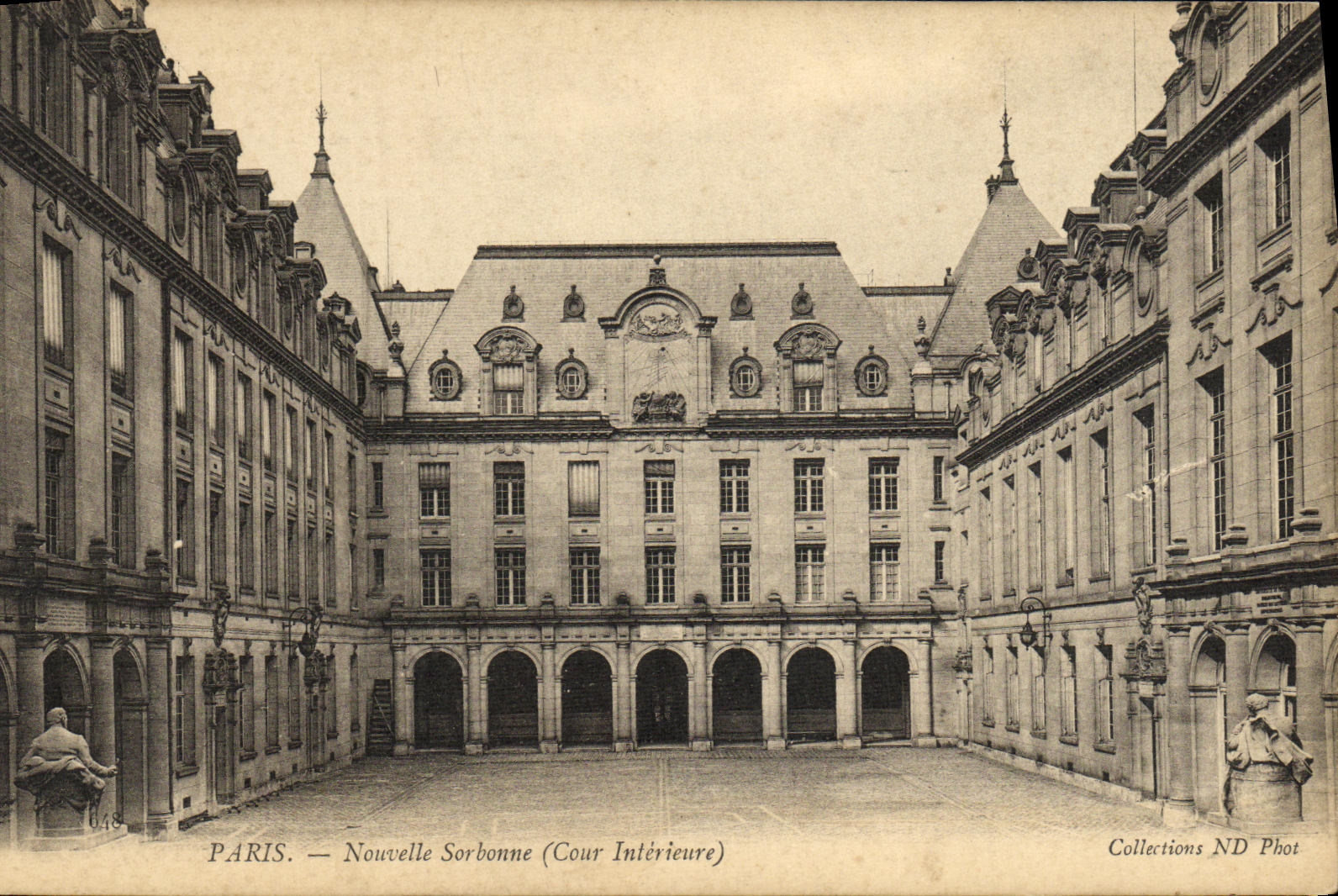 VINTAGE POSTCARD Paris Sorbonne News