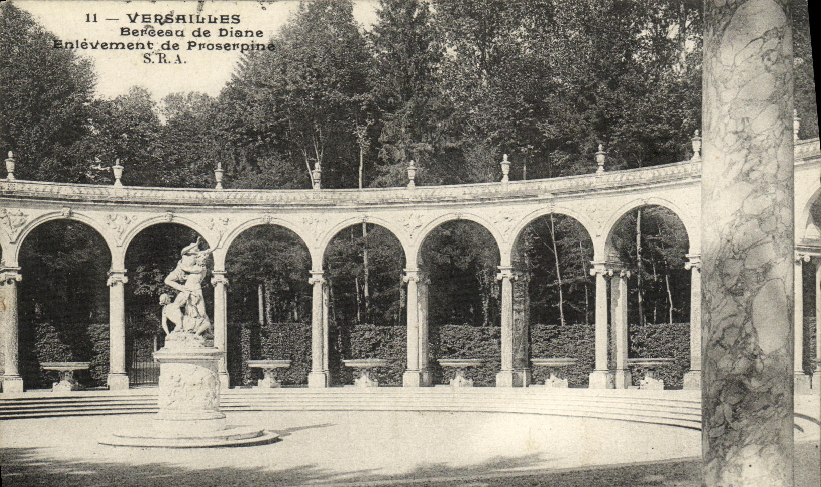 CPA Versailles Berceau de Diane Enlevement de Proserpine