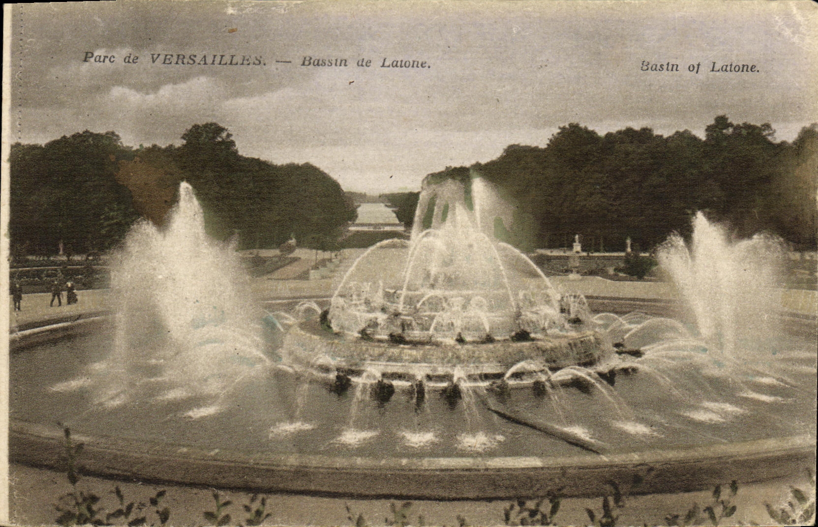CPA Parc de Versailles Bassin de La Latone