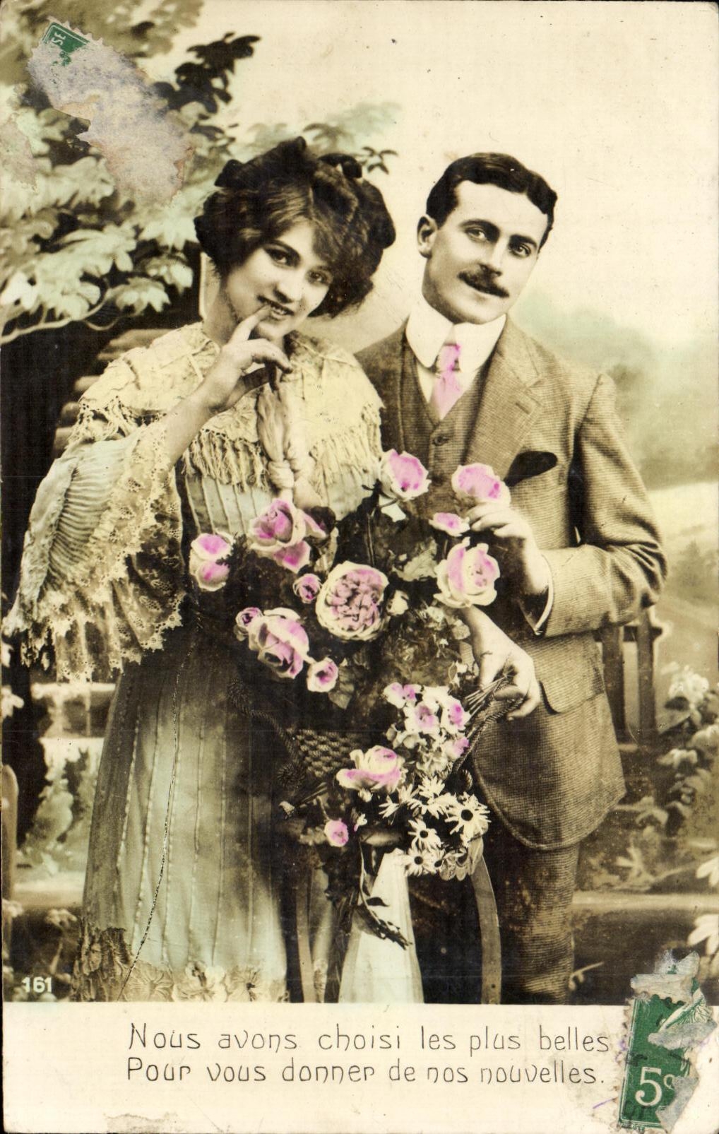 VINTAGE POSTCARD We chose most beautiful Woman