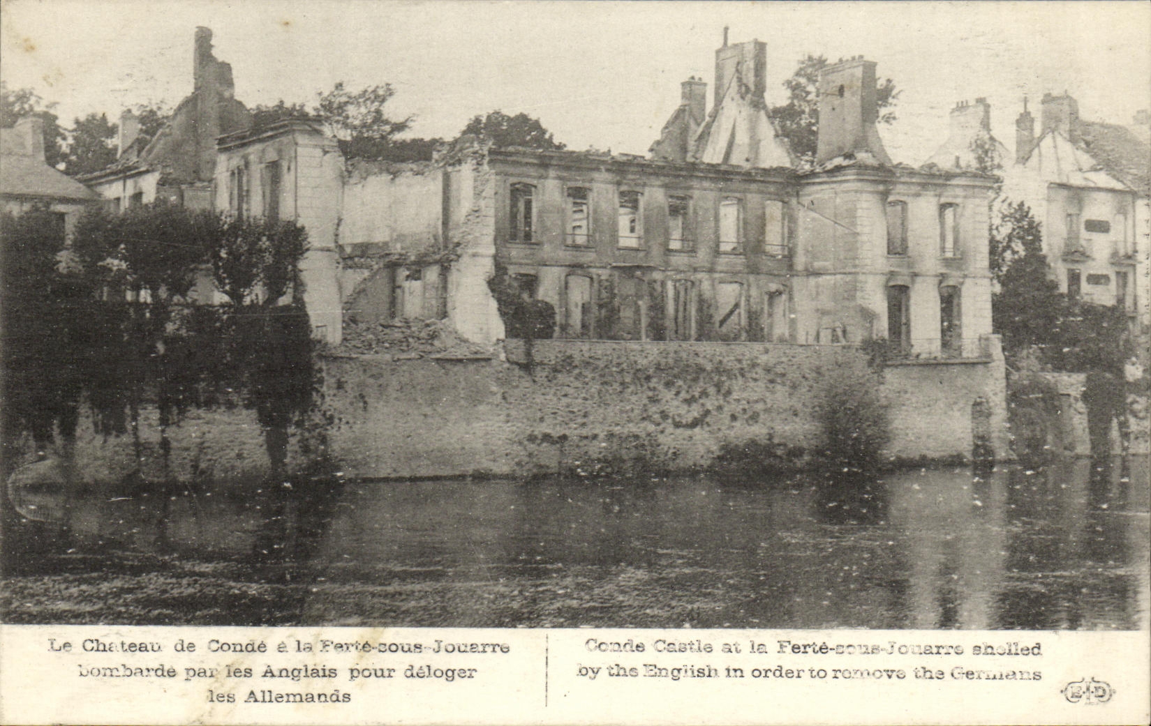 CPA Chateau de Conde a la Ferte sous Jouarre Militaria