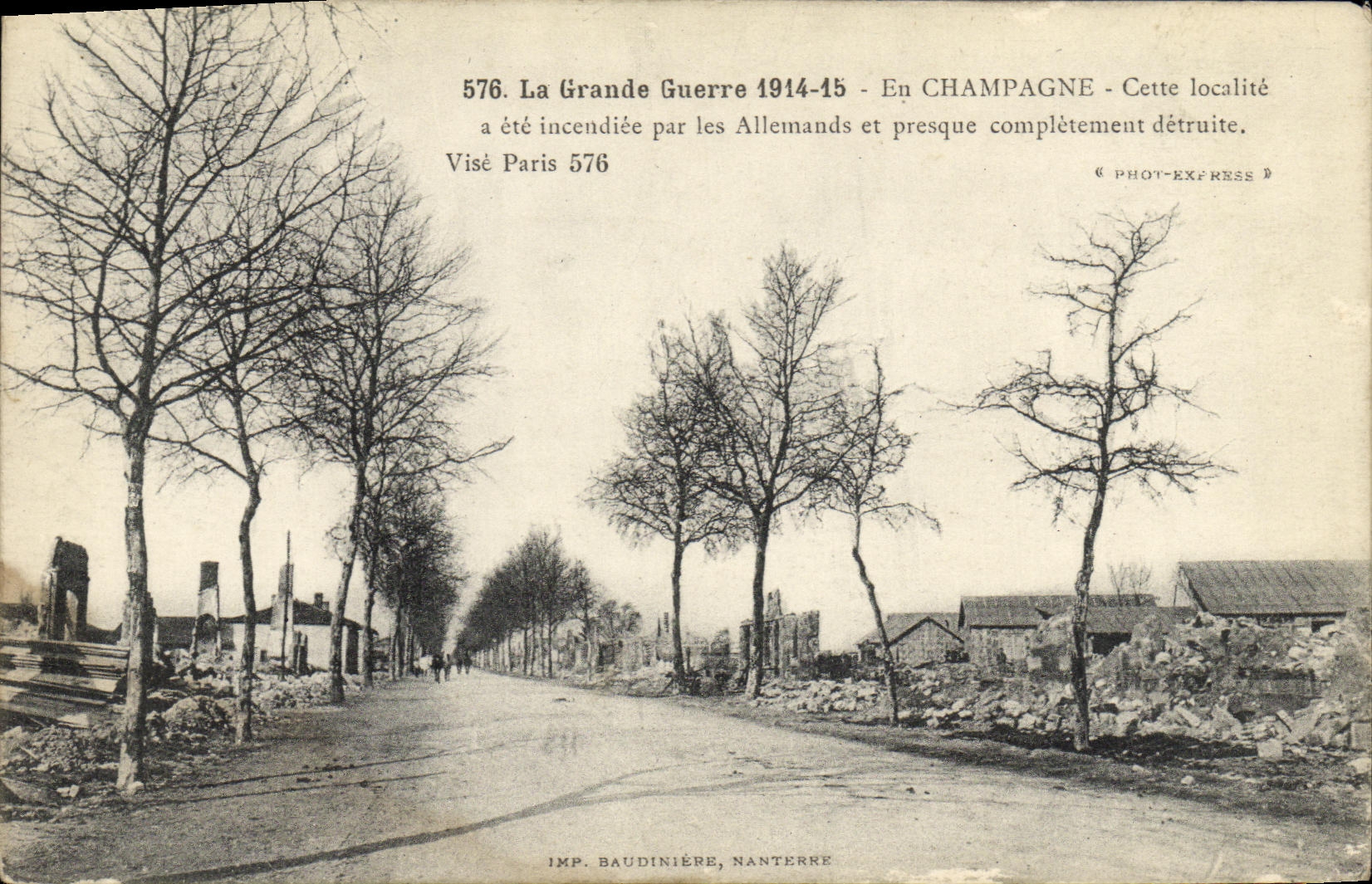CPA La Grande Guerre En Champagne Militaria