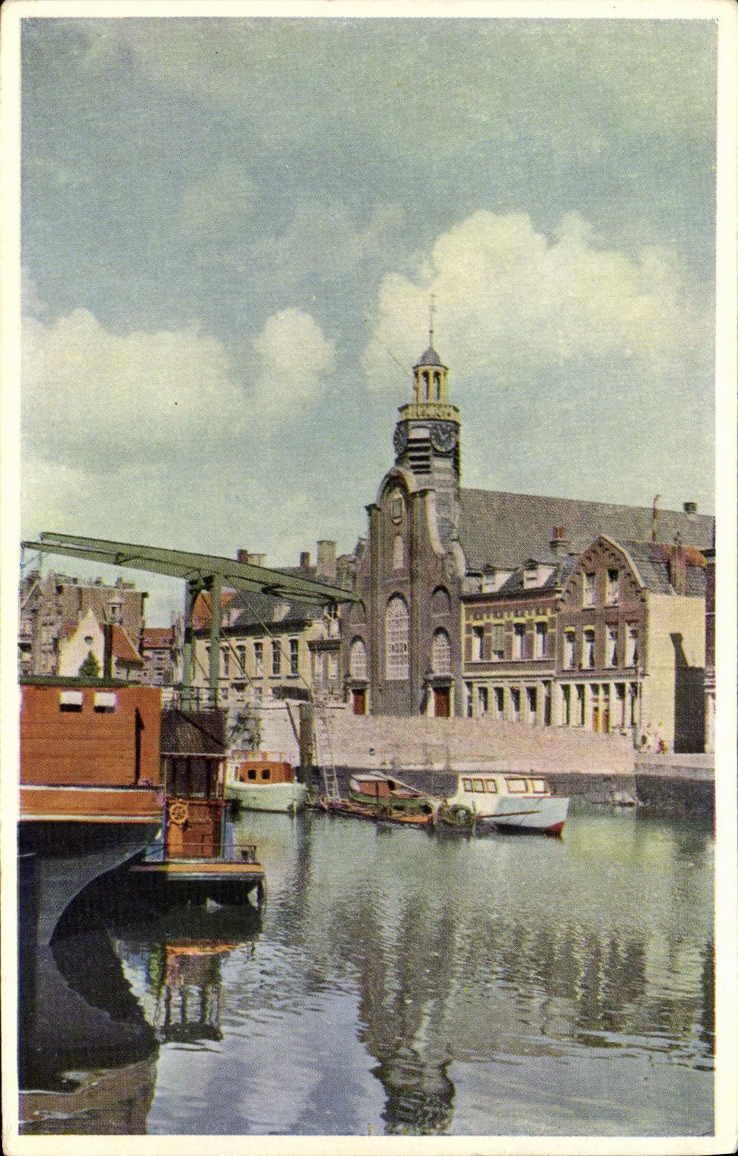 VINTAGE POSTCARD Rotterdam Seen of Delfshaven