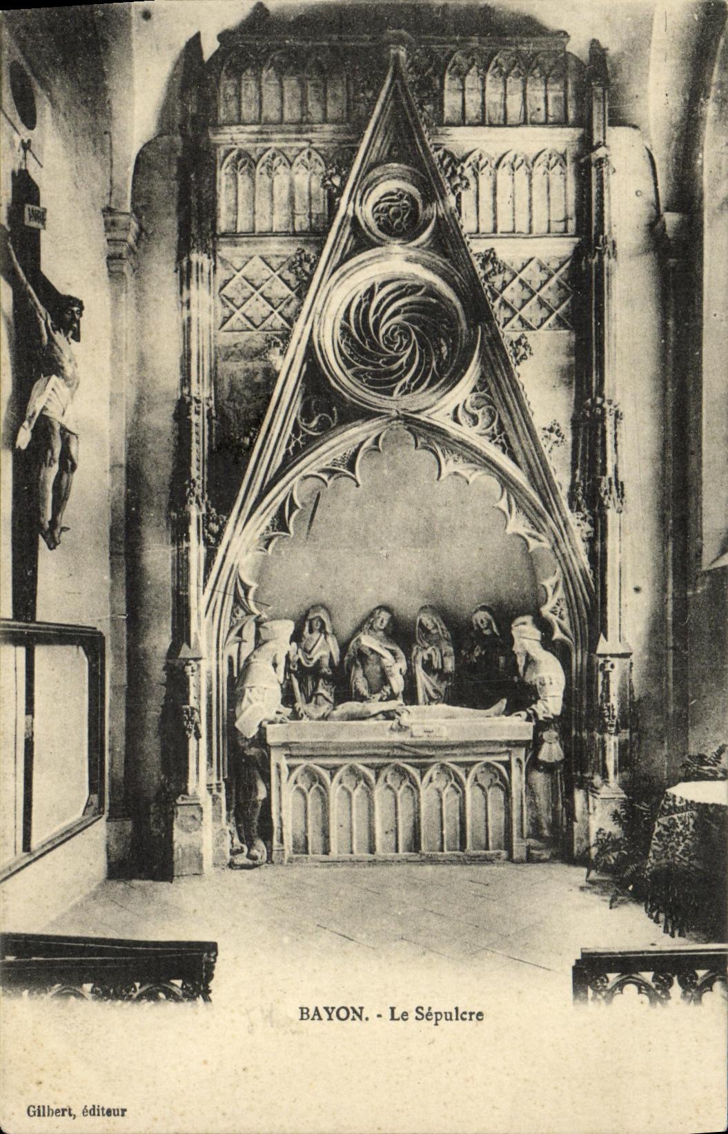 VINTAGE POSTCARD Bayon the Sepulchre