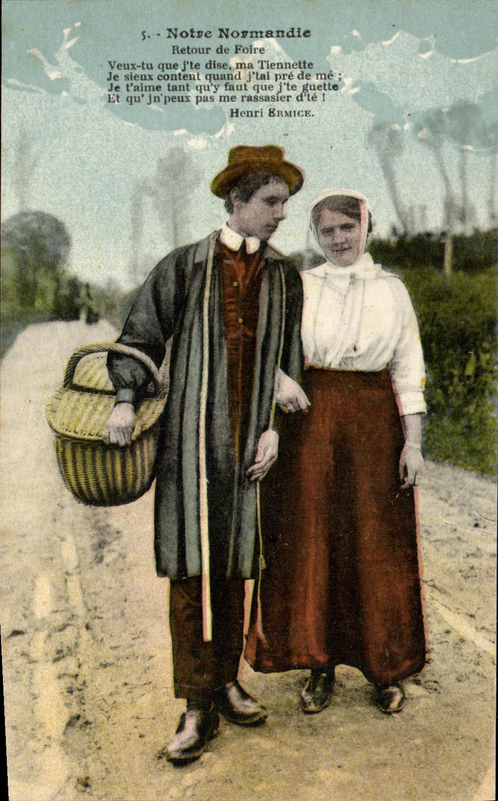 CPA Notre Normandie Retour de Foire Folklore 