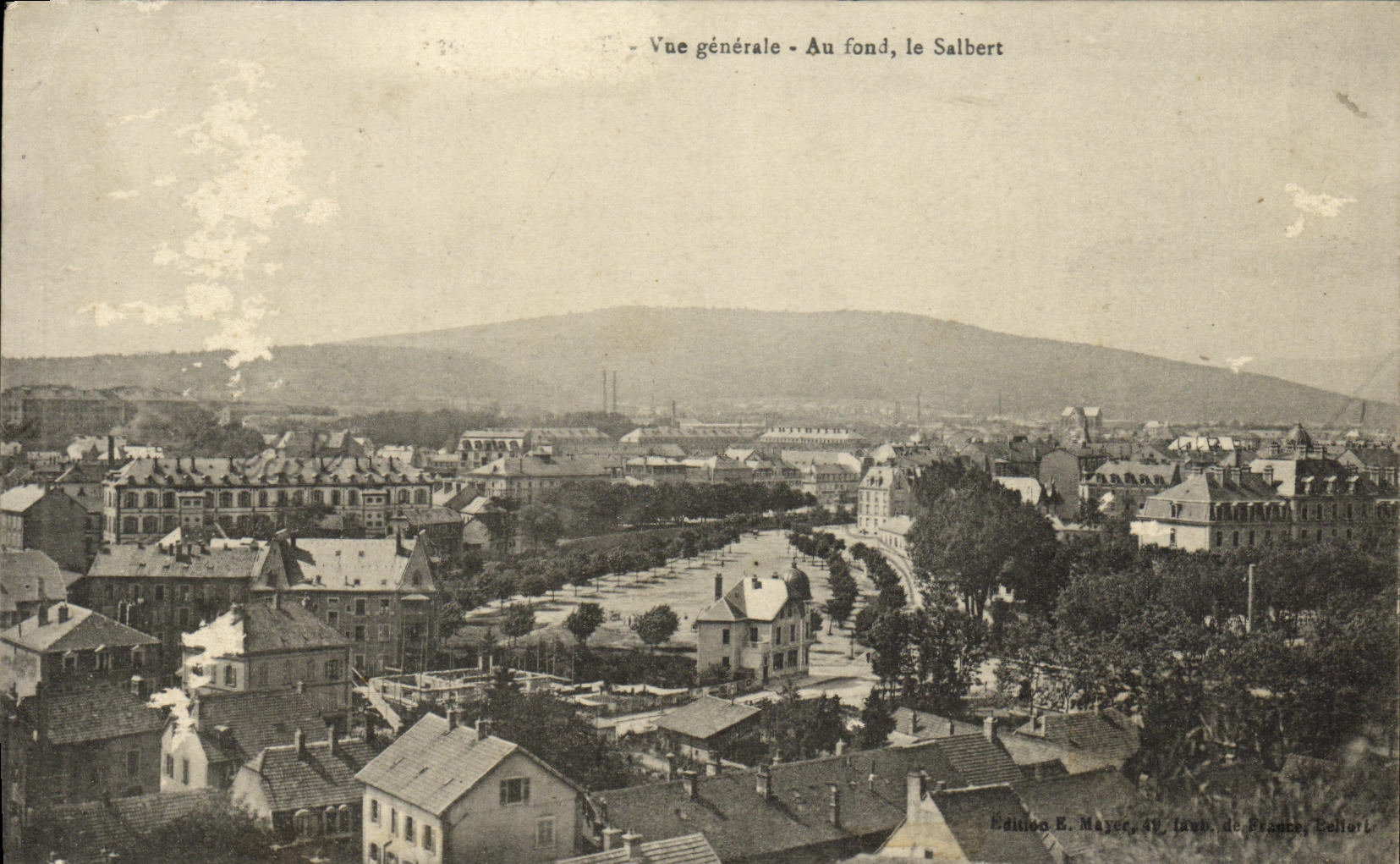 CPA Vue generale au found le Salbert Belfort
