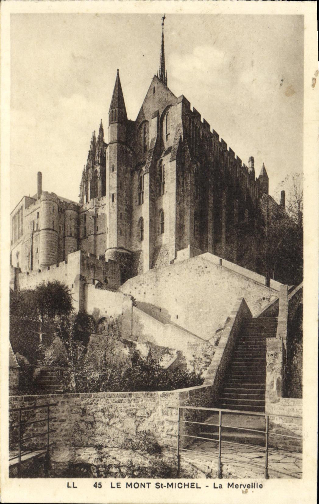 CPA Le Mont Saint Michel La Merveille