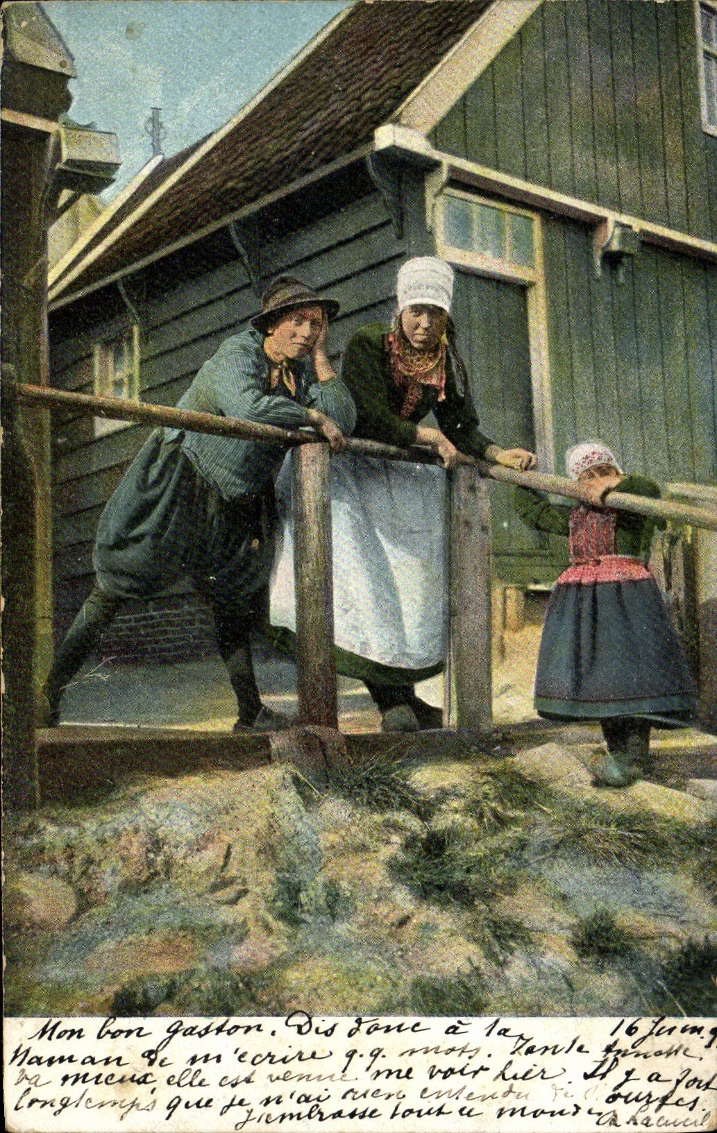 CPA Marken Folklore Pays Bas Enfants