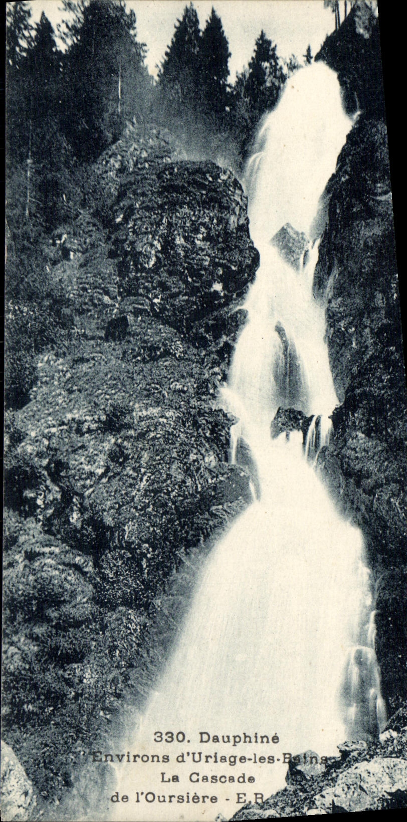 CPA Dauphine Environs d Uriage les Bains La Cascade de l Oursiere