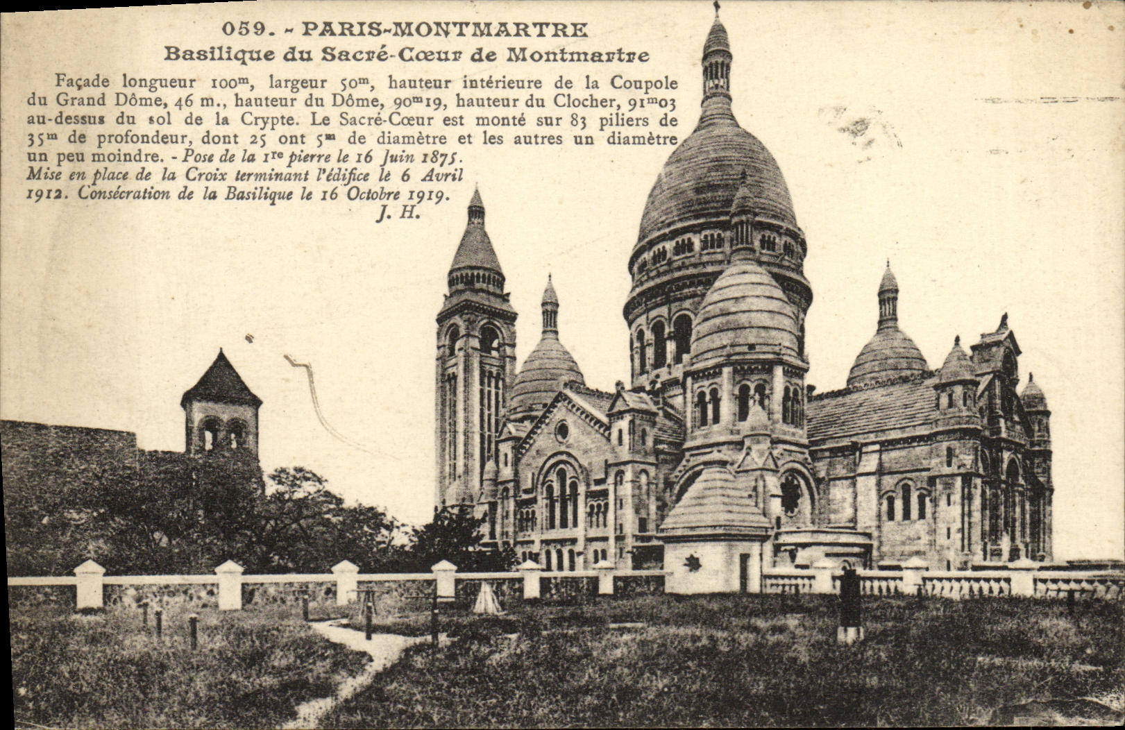 CPA Paris Montmartre Basilique du Sacre Coeur de Montmartre