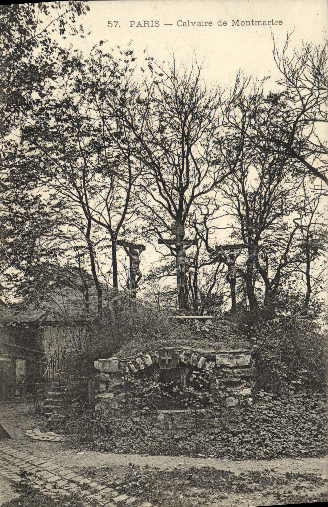 VINTAGE POSTCARD Paris Martyrdom of Montmartre