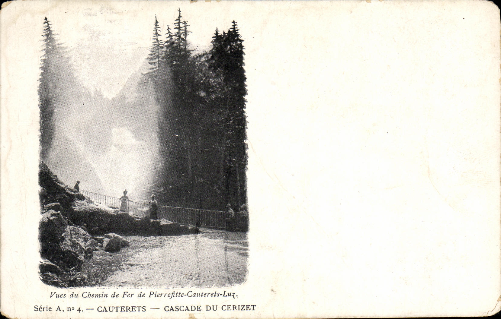 CPA Cauterets Cascade du Cerizet