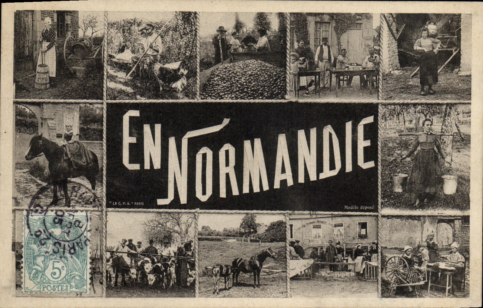 CPA En Normandie Folklore 