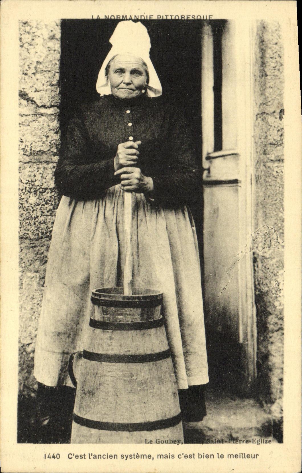 VINTAGE POSTCARD C is L anclen system but C is well best Folklore Woman