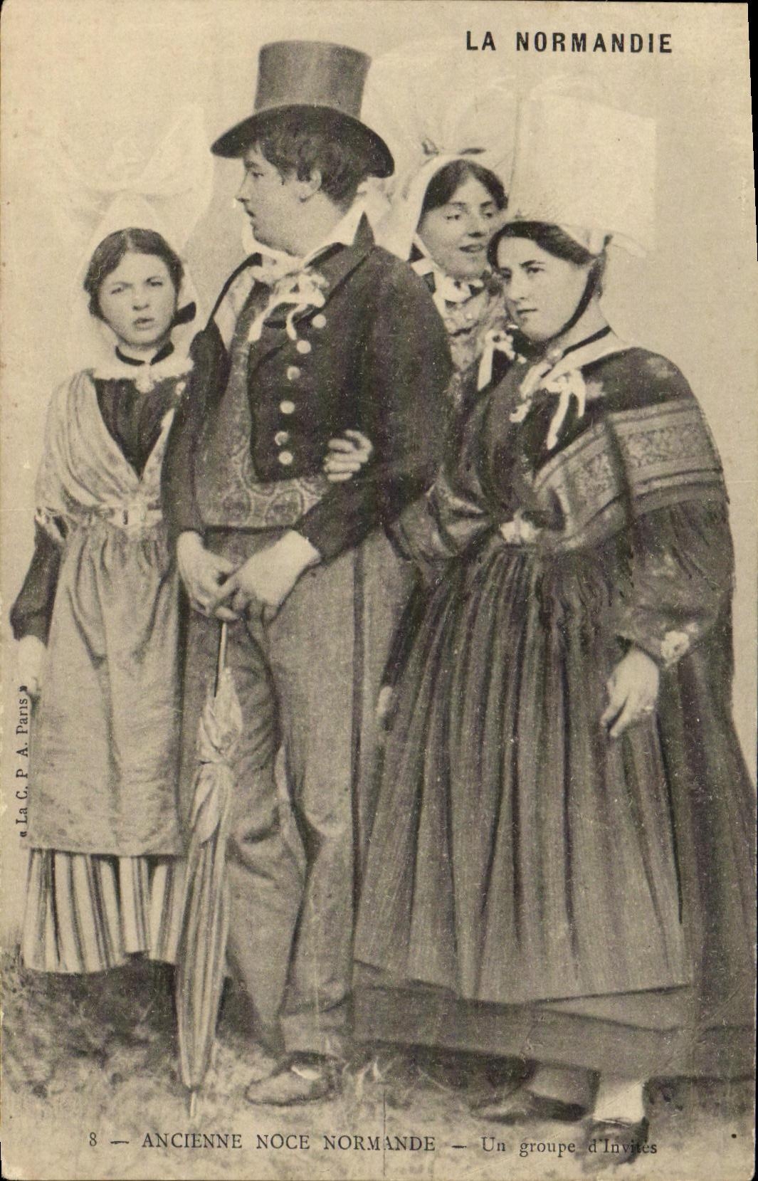 CPA Ancienne Noce Normande