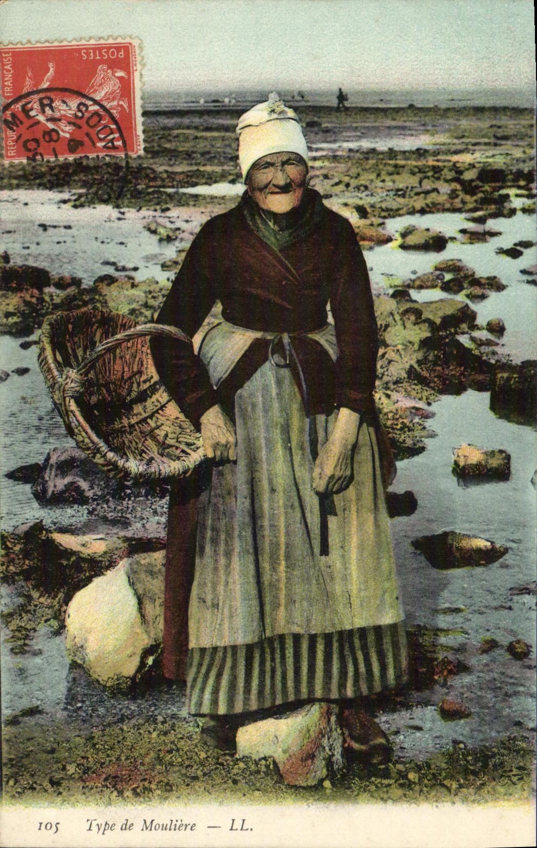 VINTAGE POSTCARD Standard of Mouliere