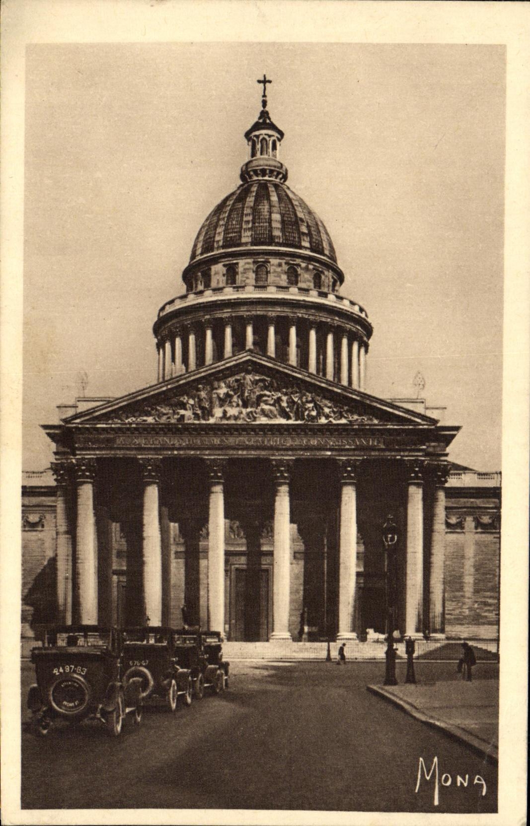 Tablas de la POSTAL de la VENDIMIA pequenas de Paris el panteon