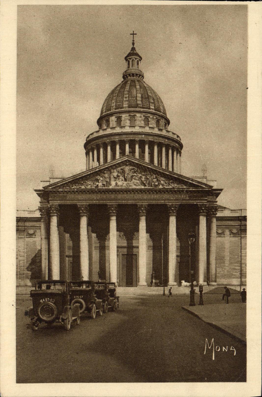 CPA Les Petits Tableaux de Paris Le Pantheon