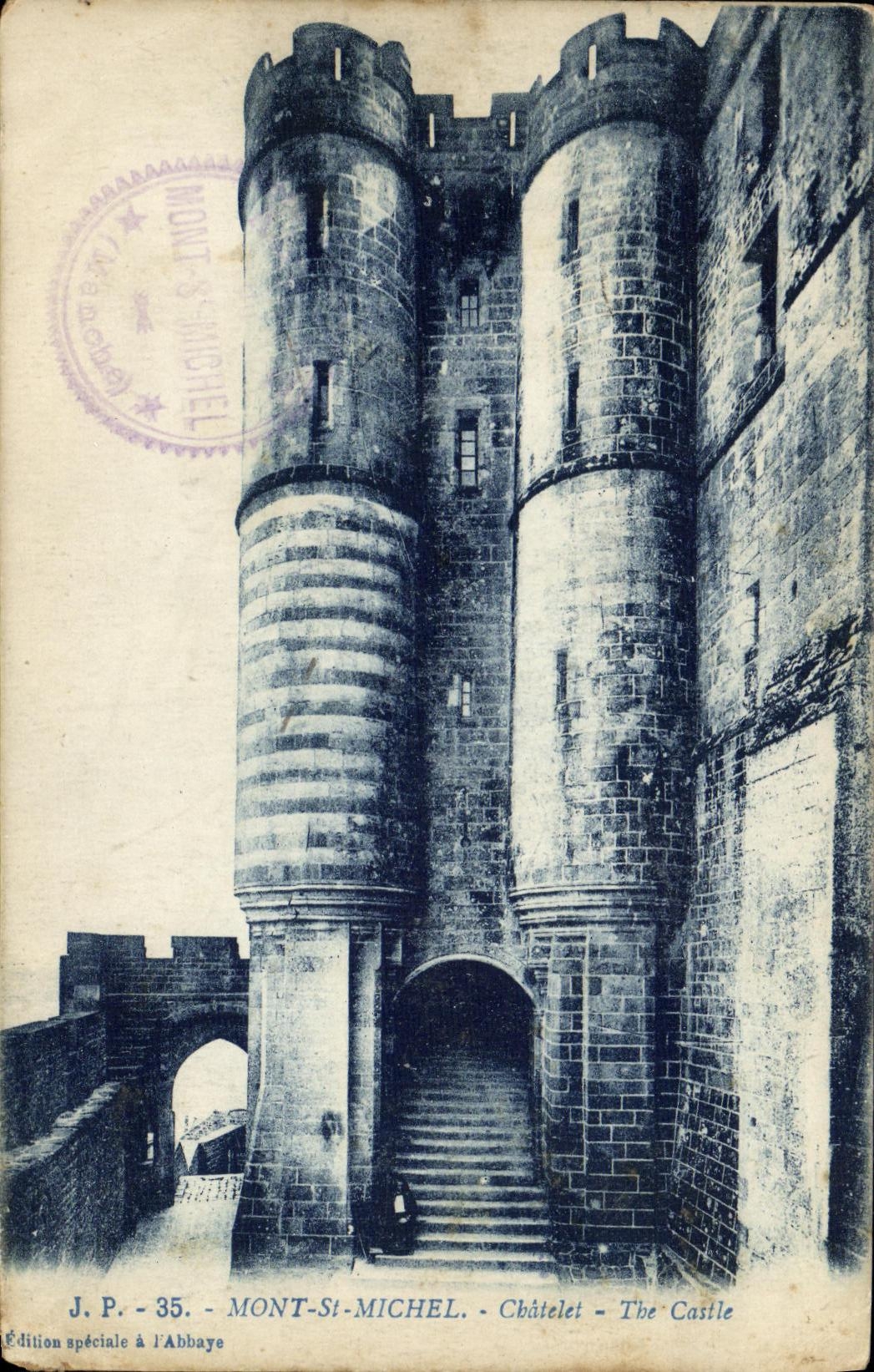 CPA Mont St Michel Chatelet 