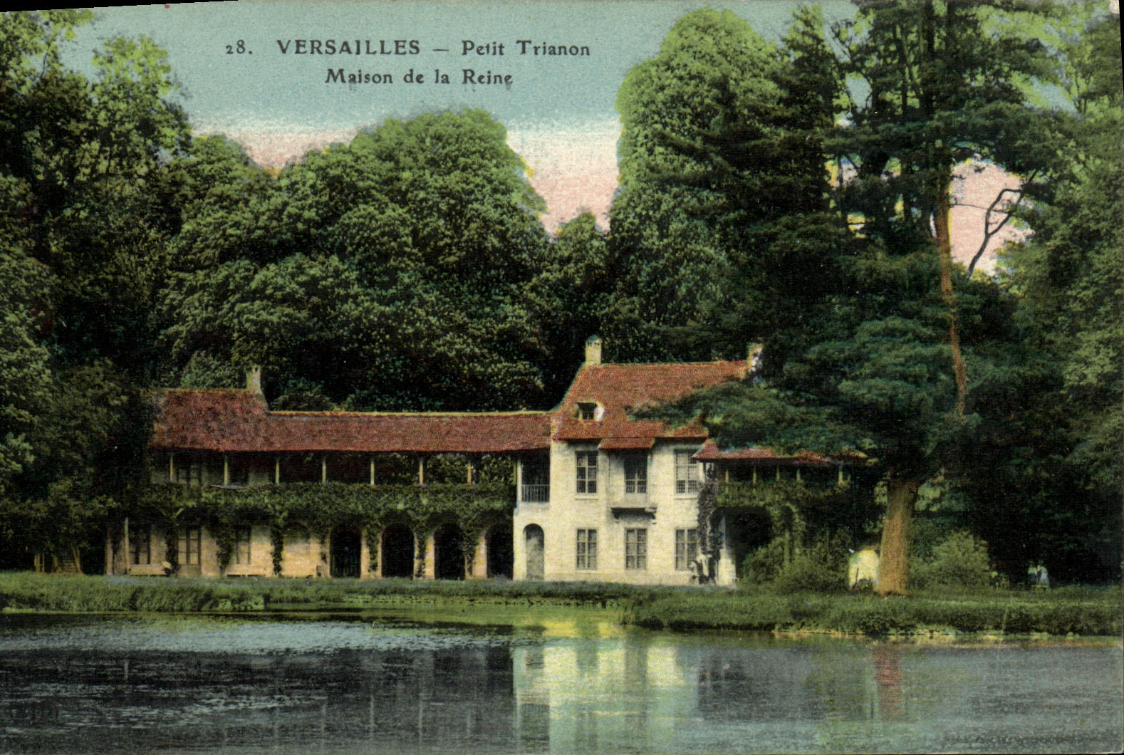 CPA Versailles Petit Trianon Maison de la Reine