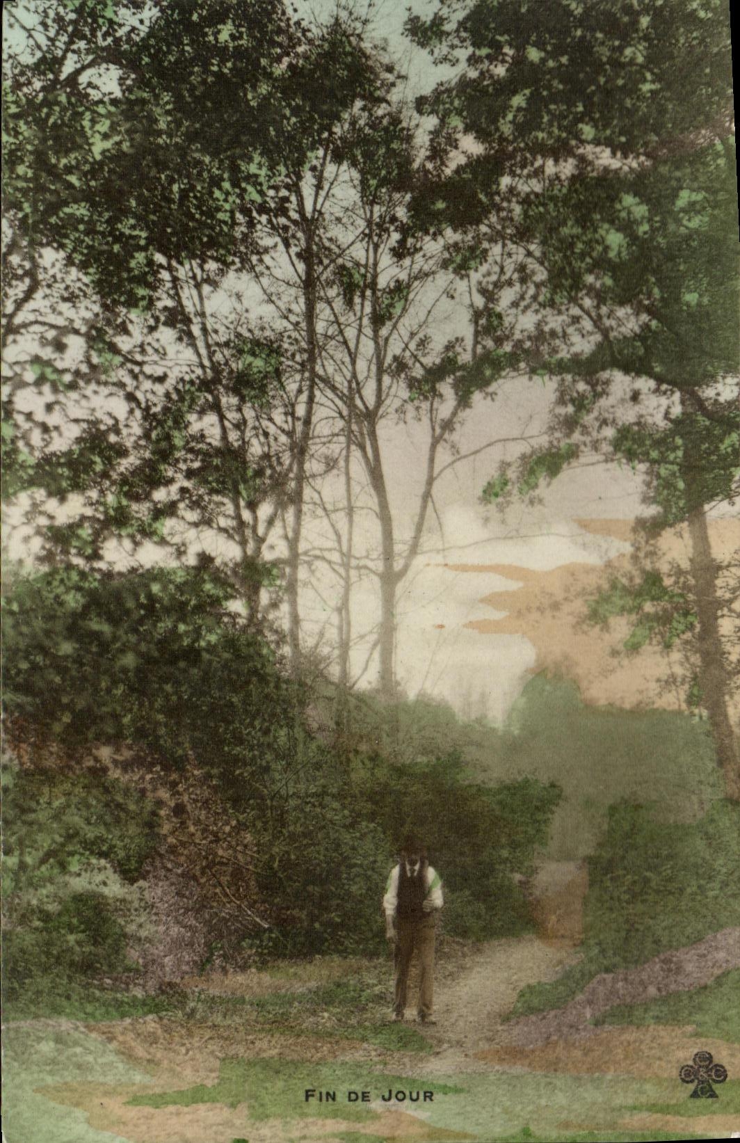 VINTAGE POSTCARD Fine of Peasant Day