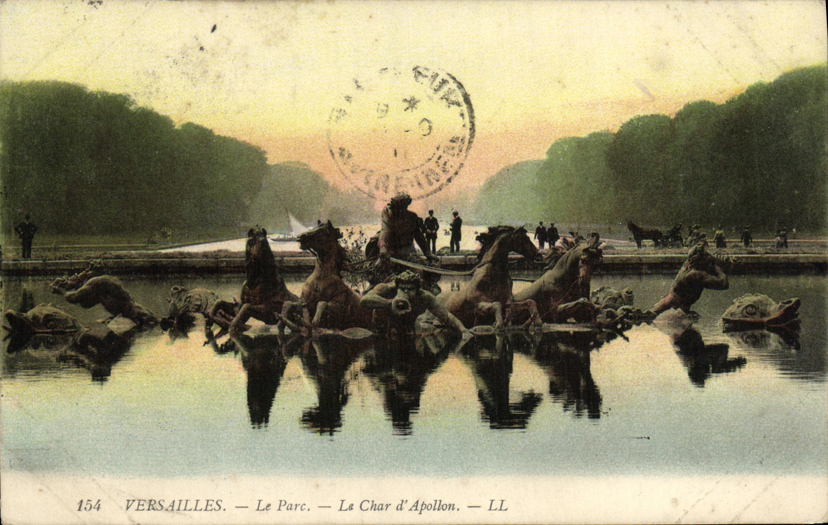 CPA Versailles Le Parc Le Char d Apollon