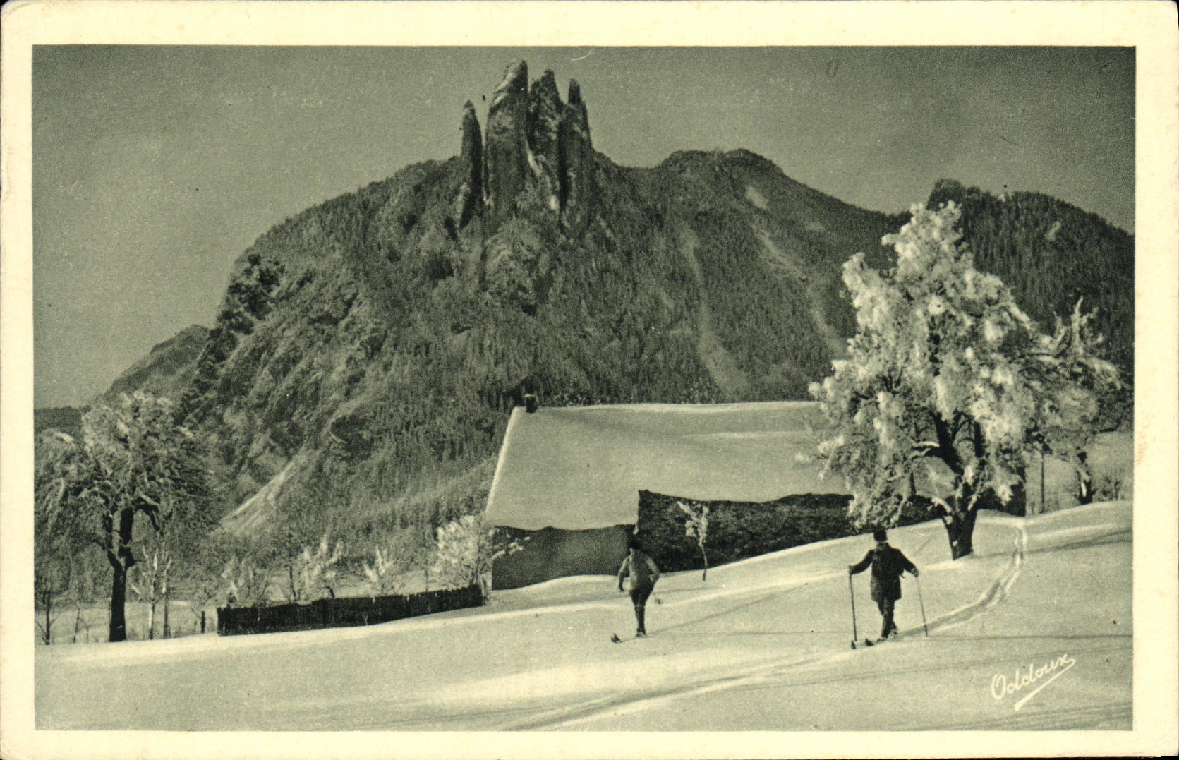 CPA Les Trois Pucelles Saint Nizier Ski