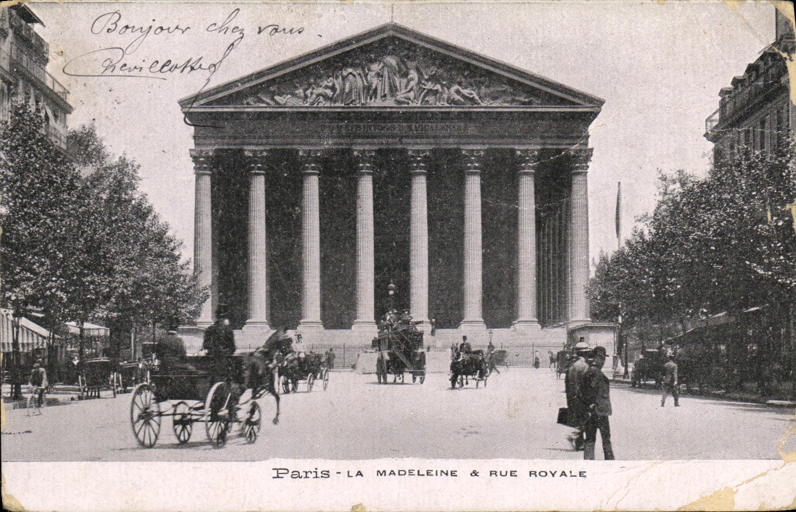 CPA Paris La Madeleine Rue Royale