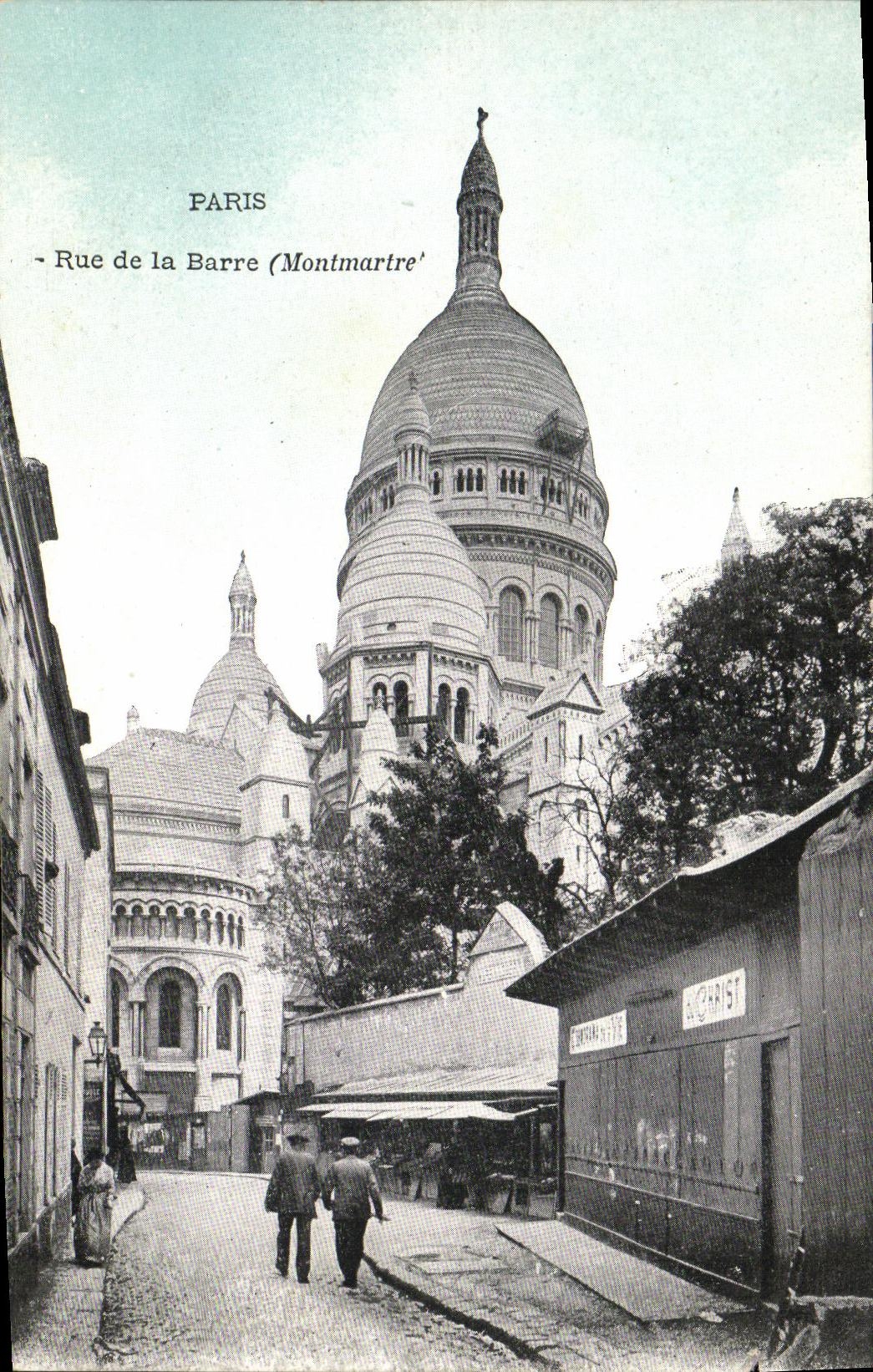 CPA Paris Rue de la Barre Montmartre