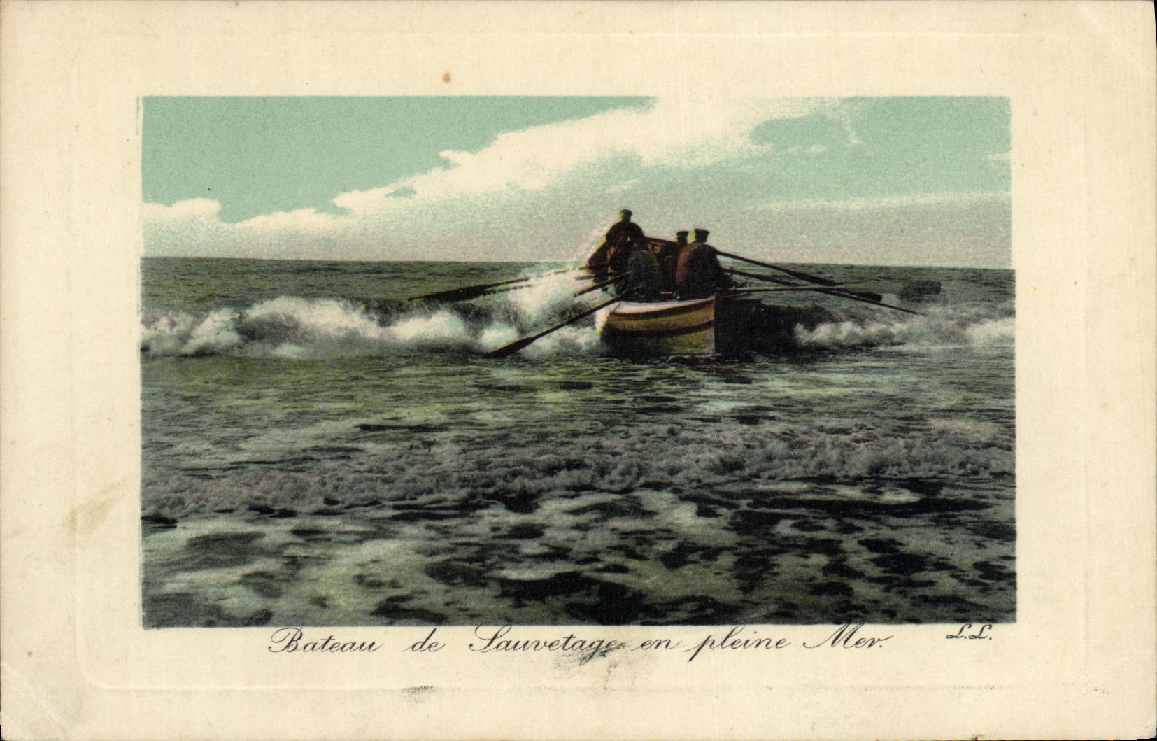CPA Bateau de Sauvetage en pleine Mer