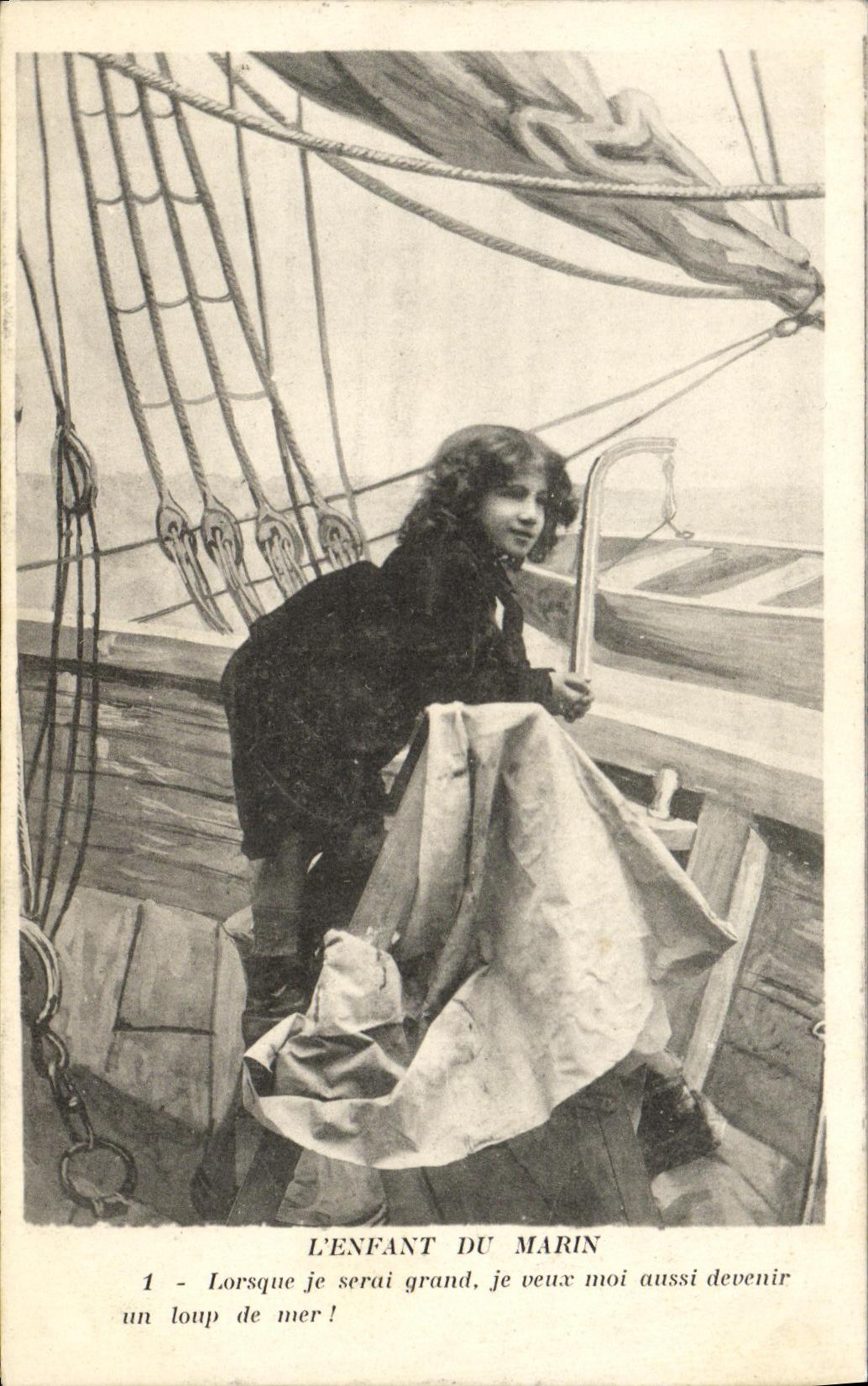 CPA Enfant Marin Matelot 