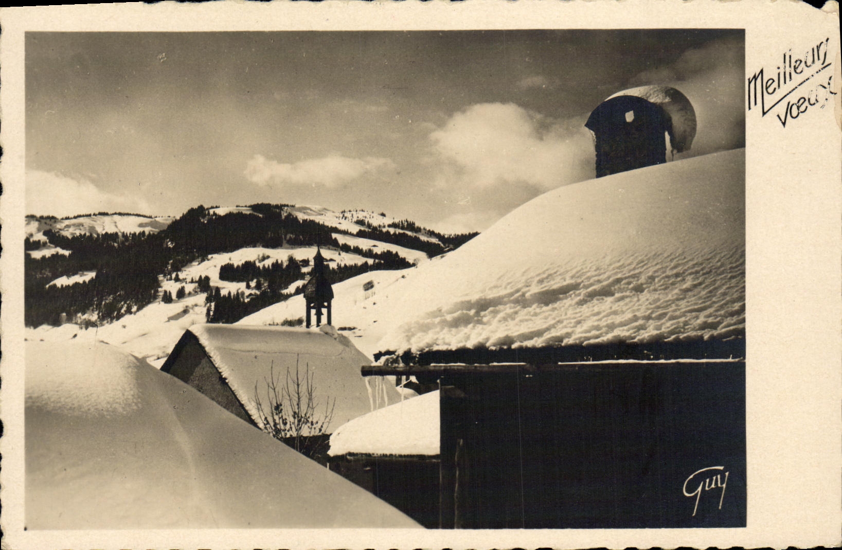 VINTAGE POSTCARD Better Wishes